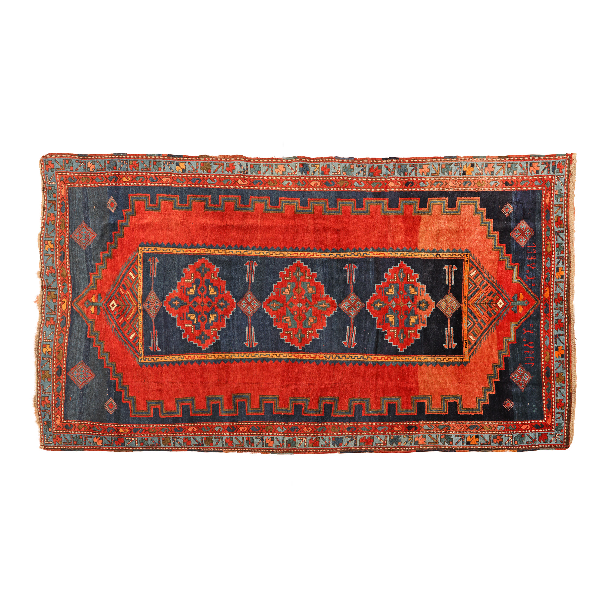 Kazak Tovuz Wool Carpet, Armenia, dated 1937