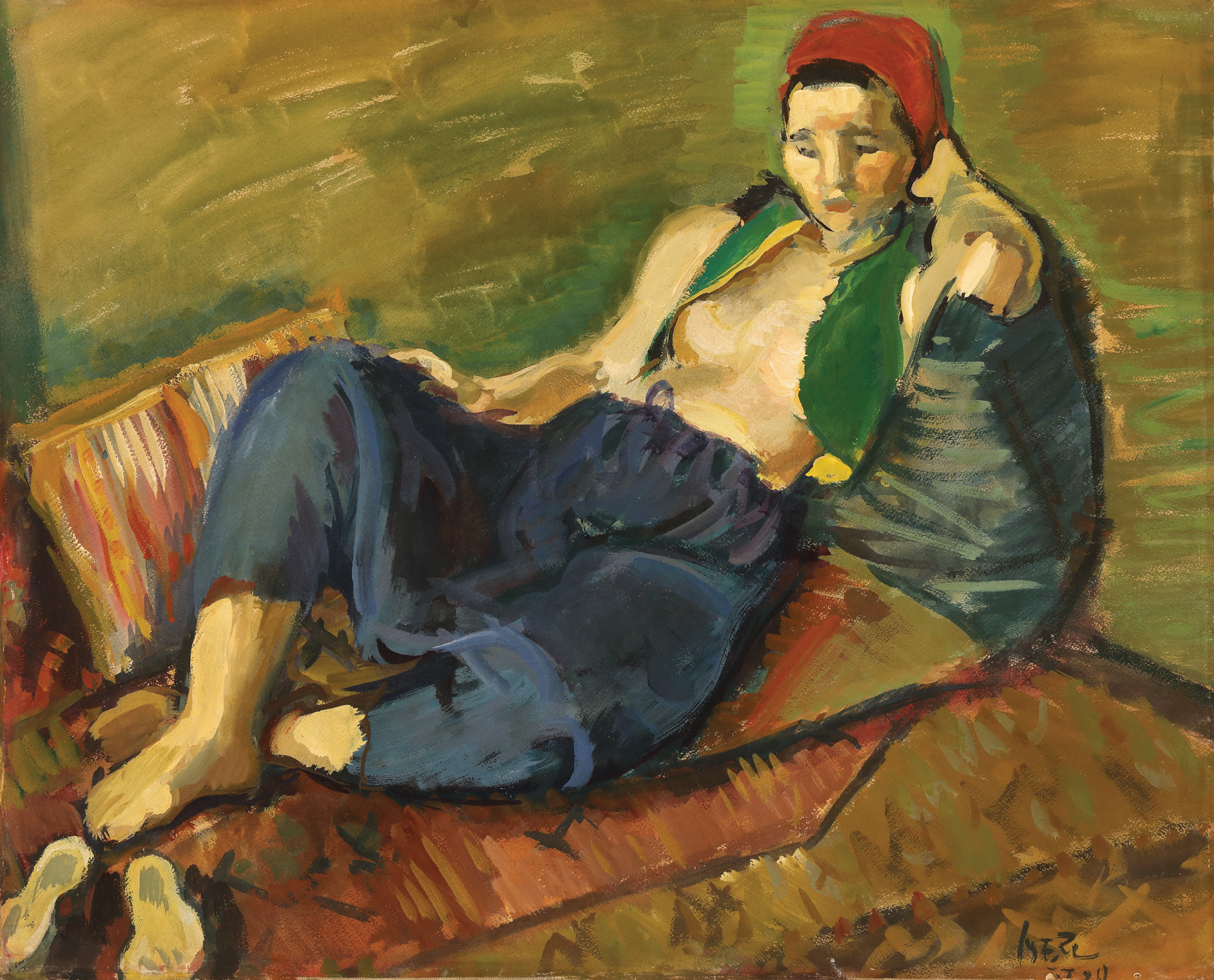 Odalisque on Divan
