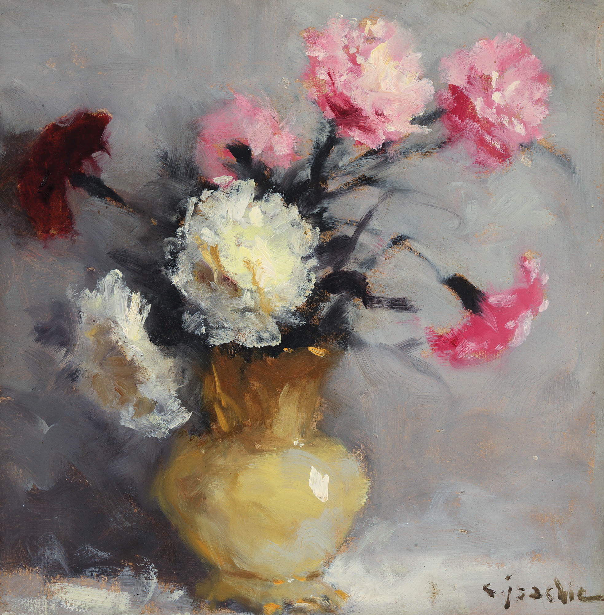 Jar with Carnations