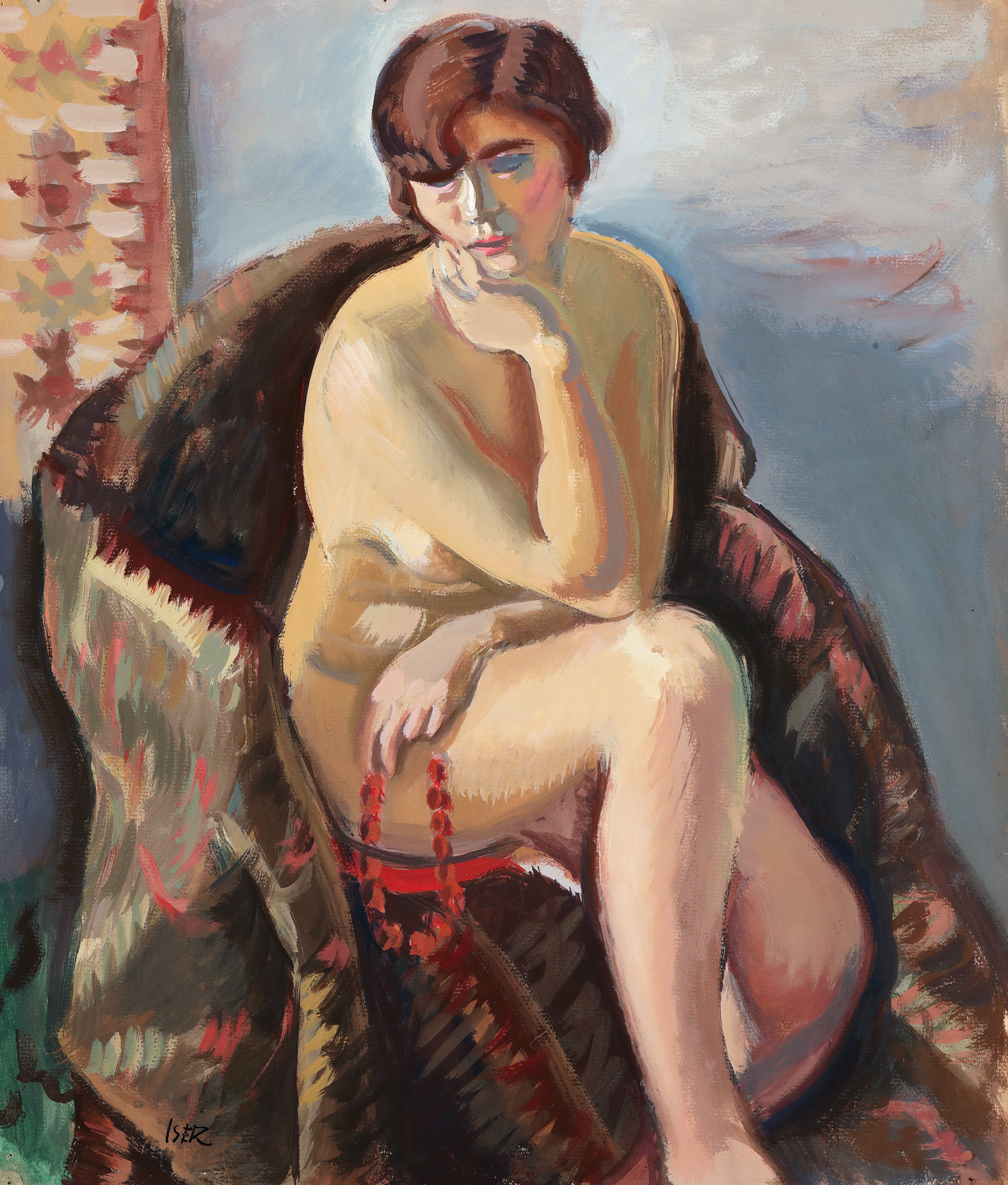 Nude on Armchair