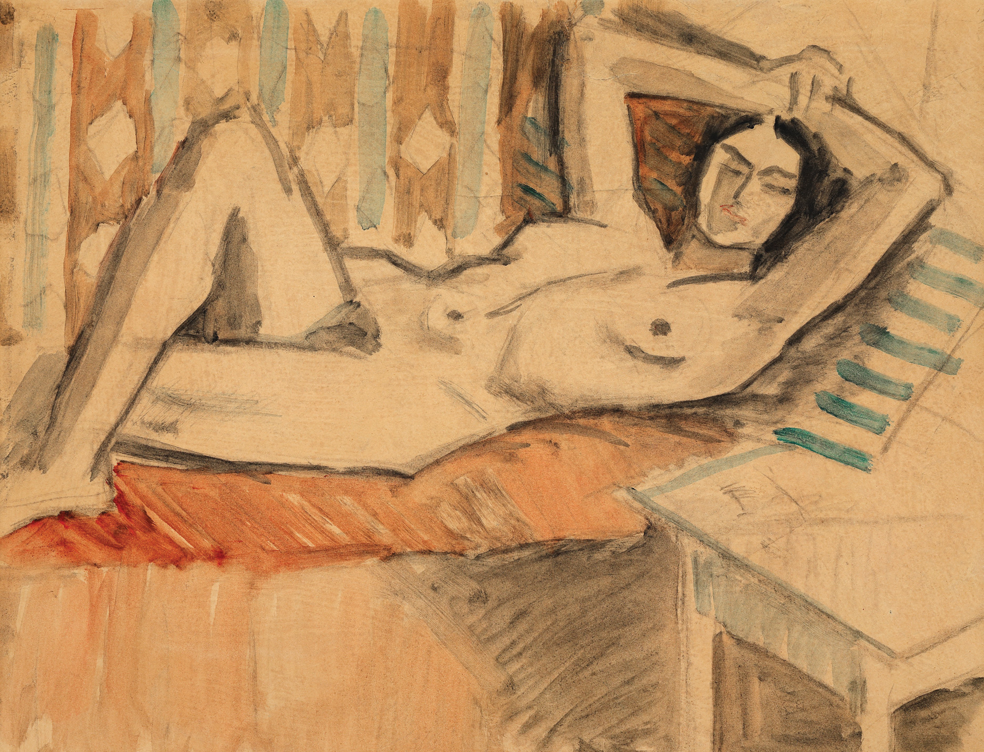Nude on Sofa