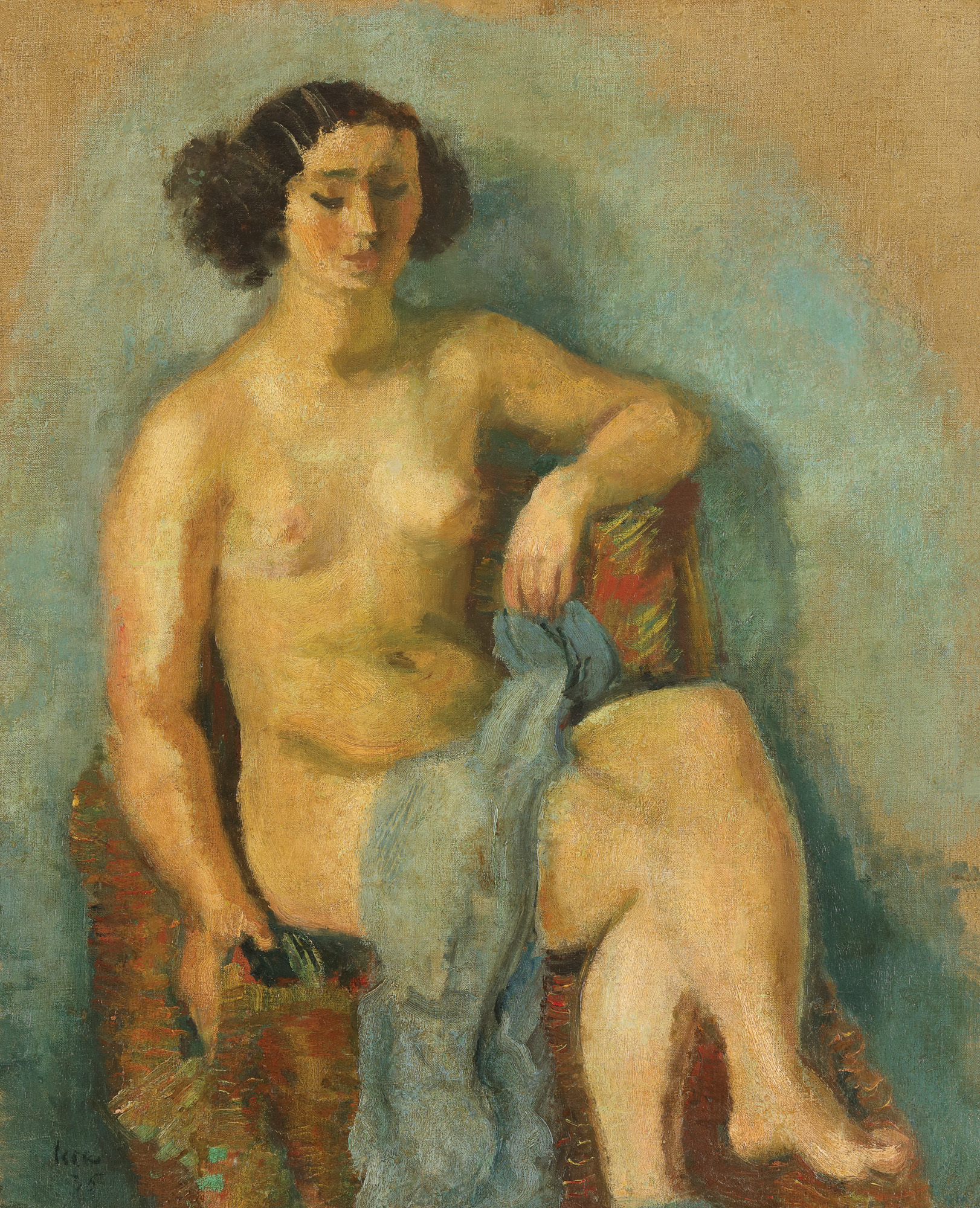 Nud cu eșarfă