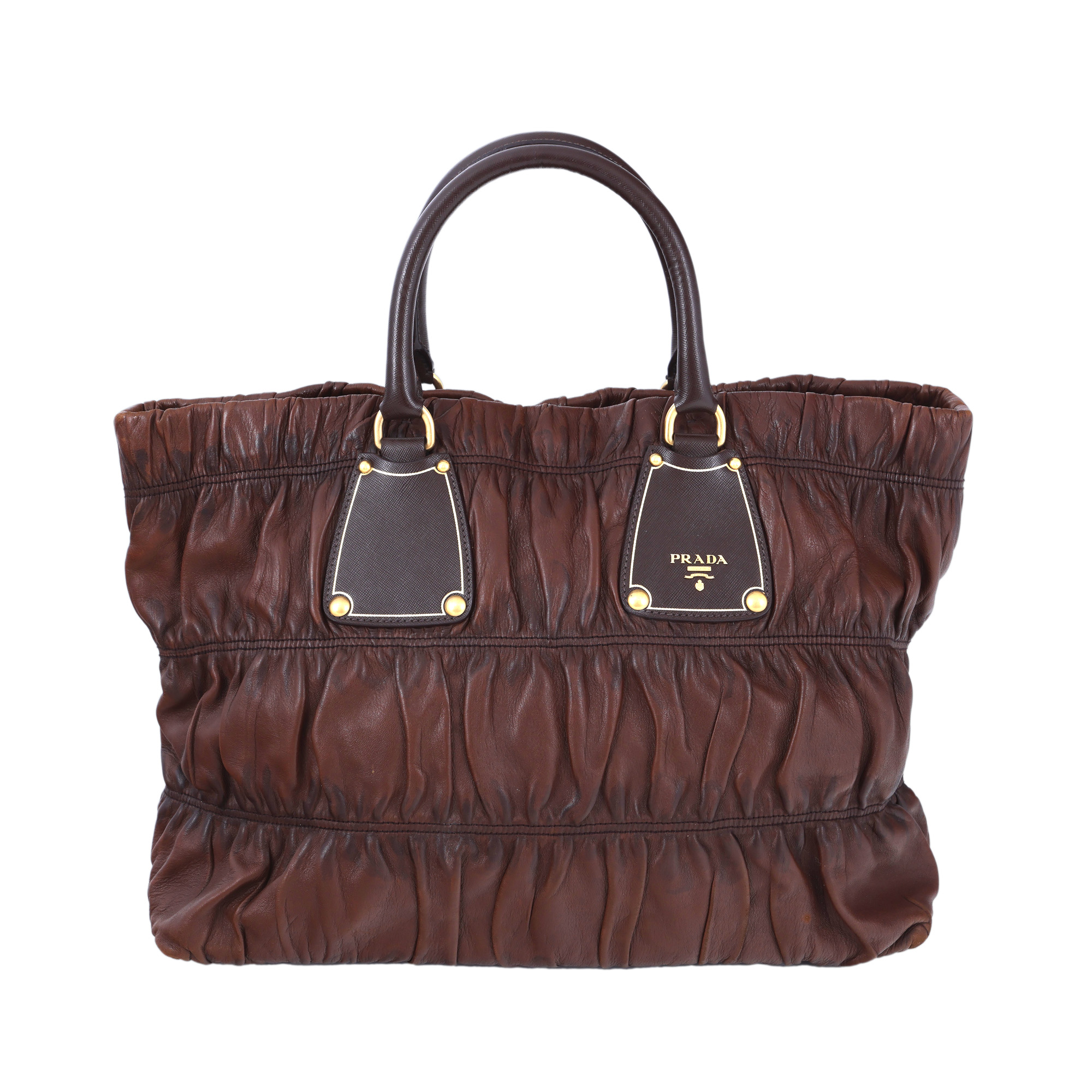 Prada Bag, Gaufre Tote model, made of leather