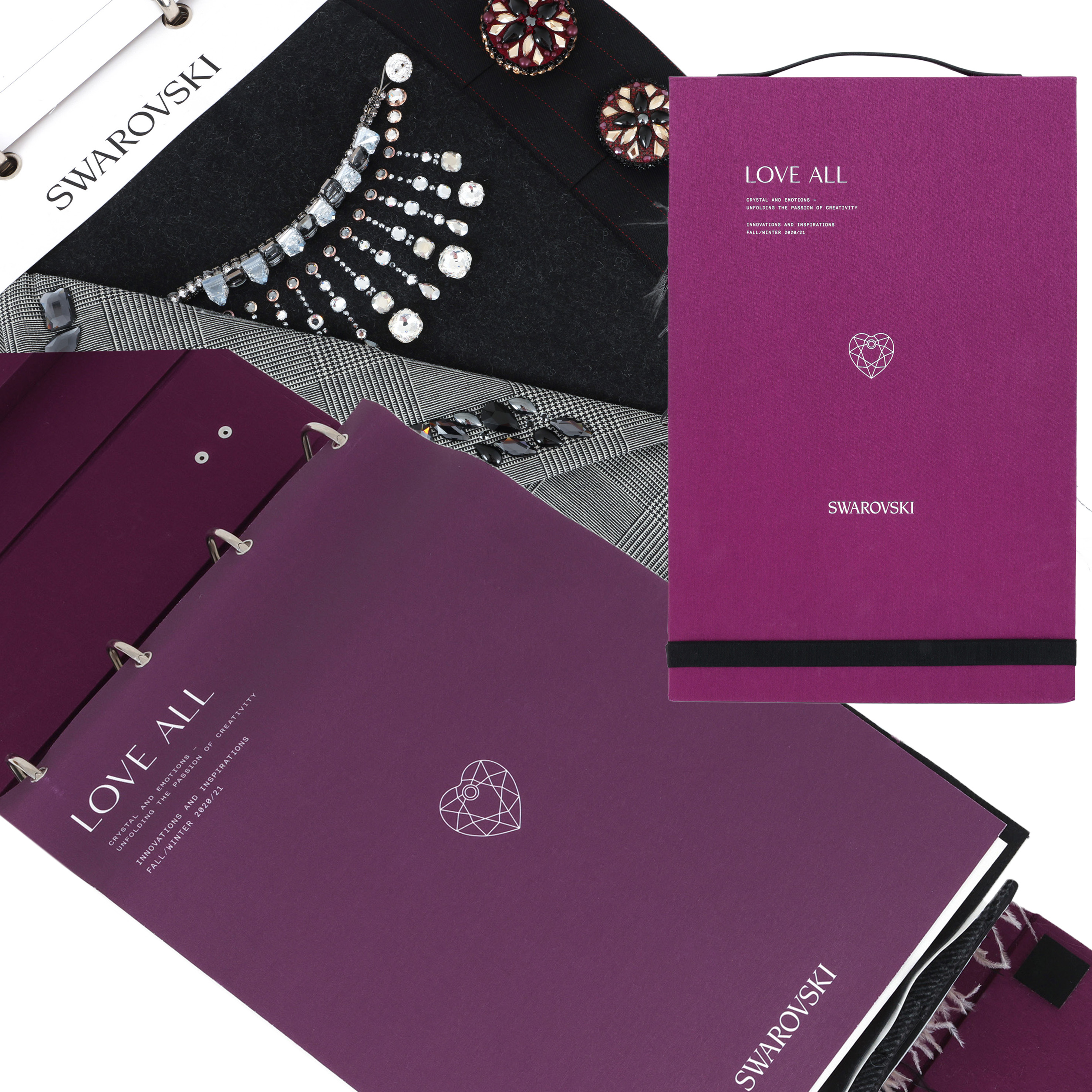  Colecție spectaculoasă de inovații cristale, creația casei Swarovski în ediție limitată, lansare Toamnă-Iarnă 2020-2021, tematica Love All