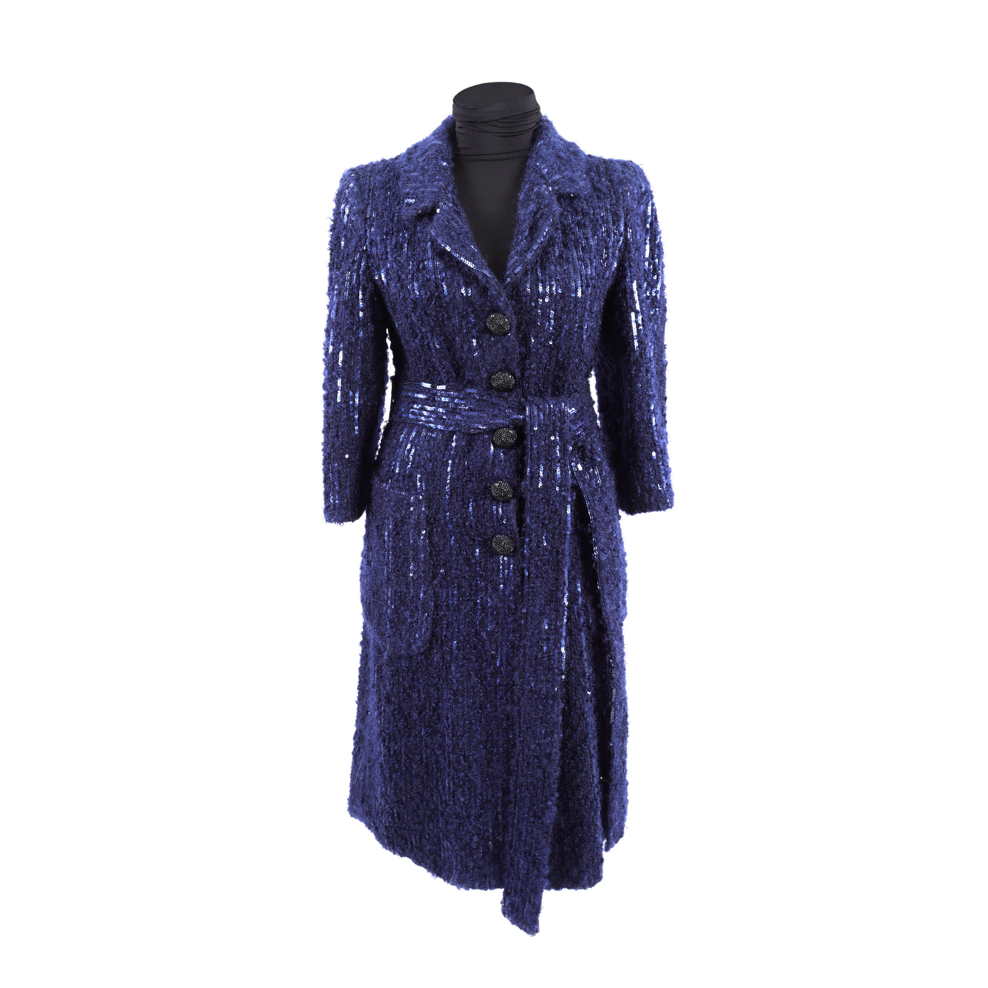 Sacou Marc Jacobs, din cașmir și lână, brodat cu paillette, din colecția Toamnă 2015