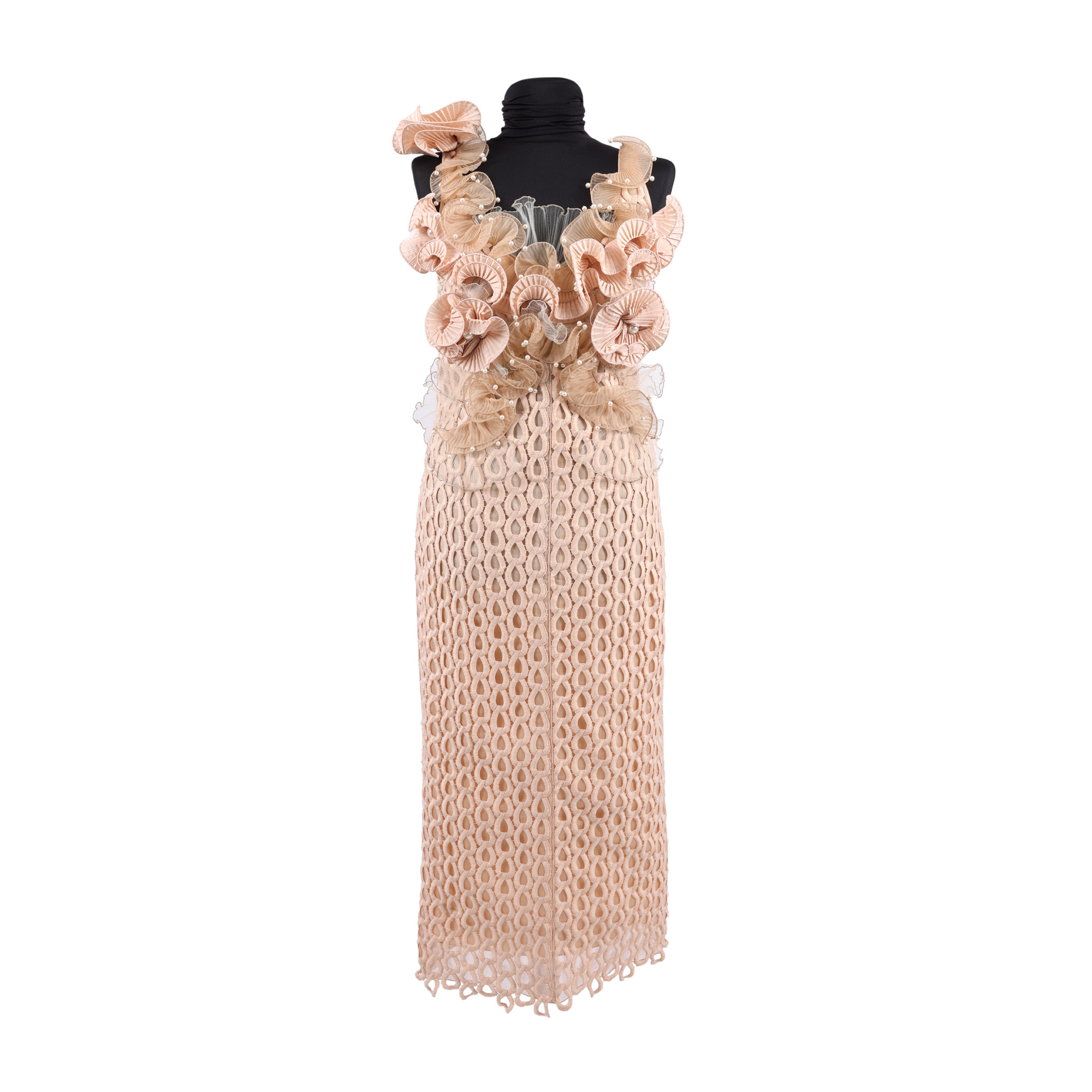 Marc Jacobs dress, silk with pearl applications, from the Spring 2010 collection