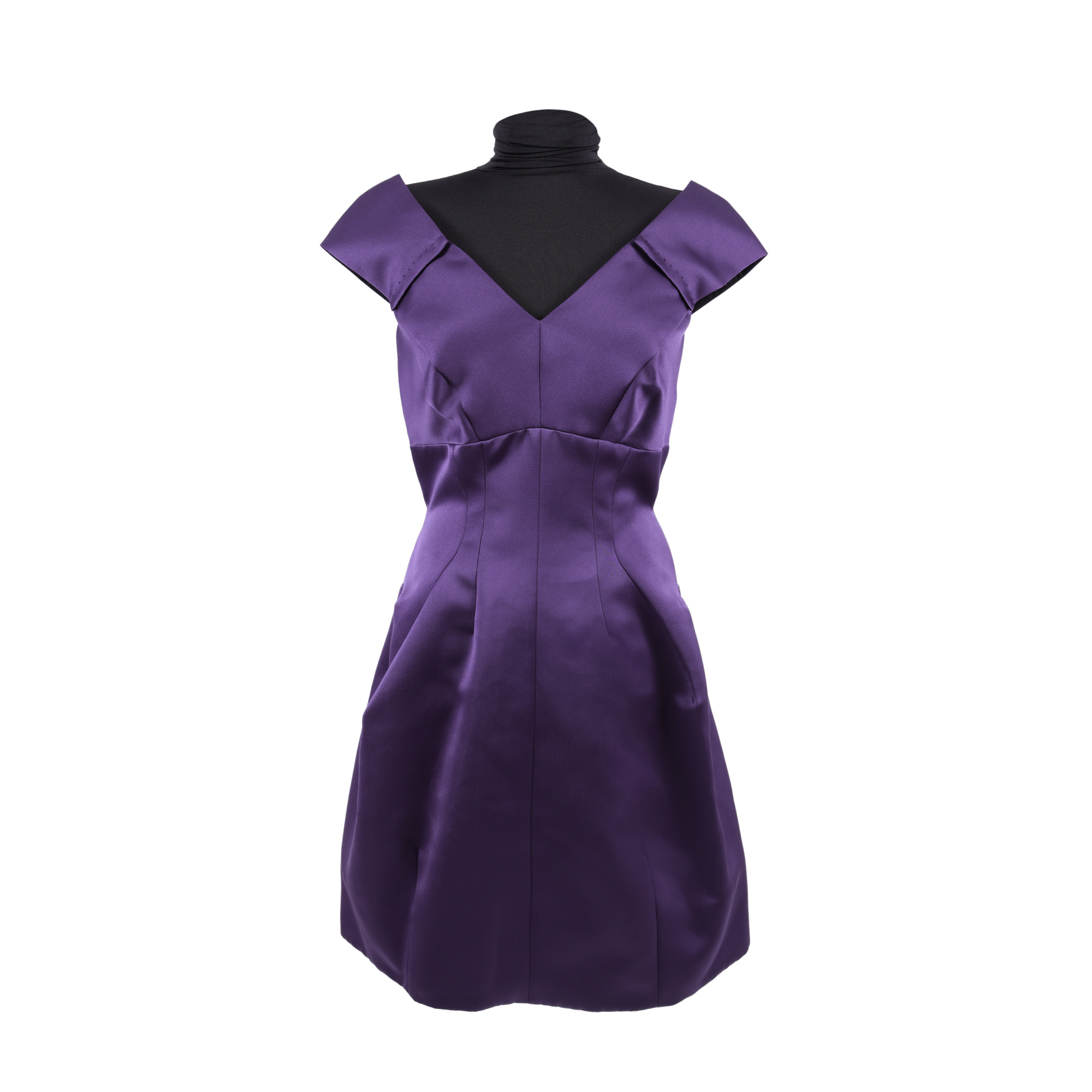 Rochie Marc Jacobs, din satin de mătase, din colecția Toamnă 2012