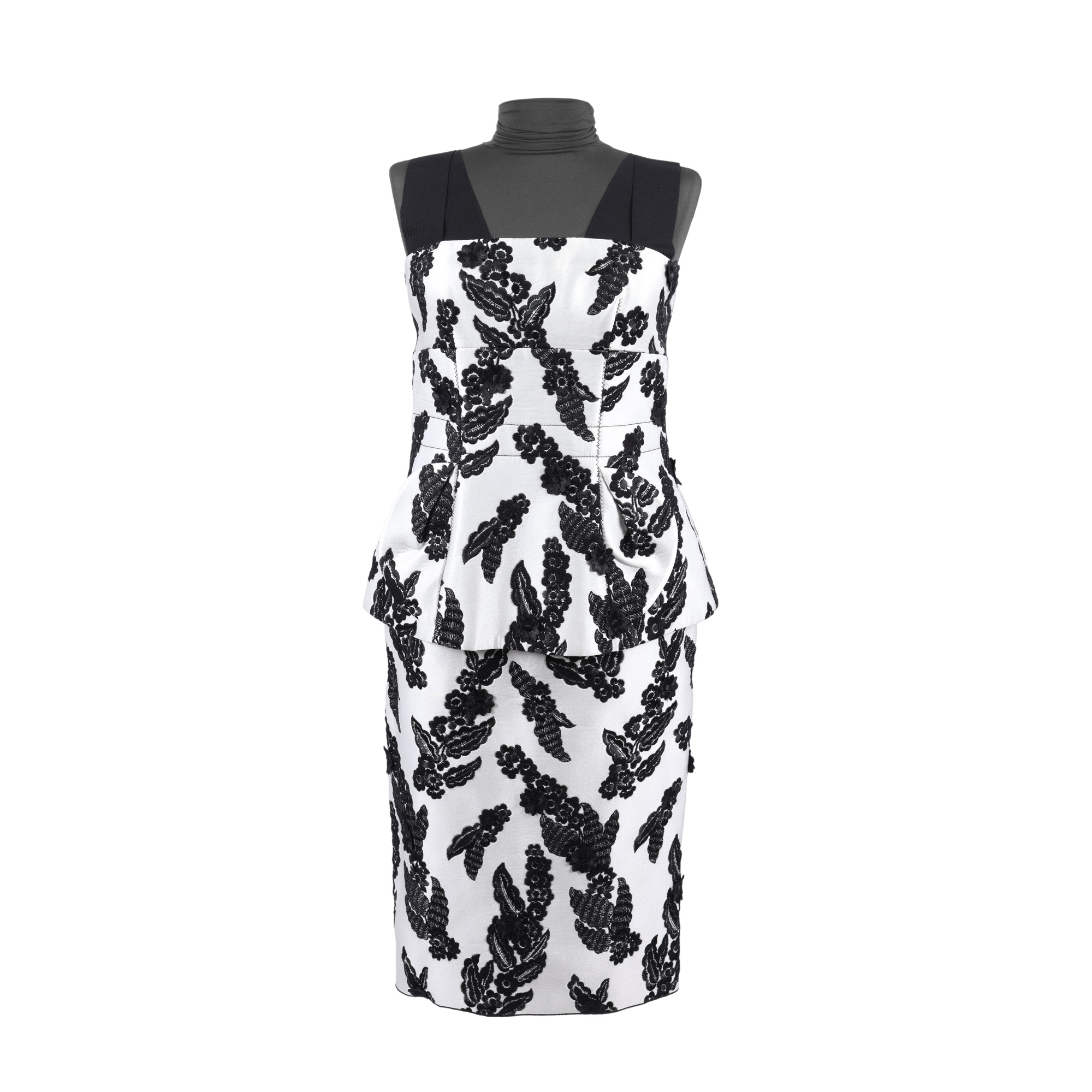 Rochie Marc Jacobs, din lână brodată și mătase, din colecția Toamnă 2011