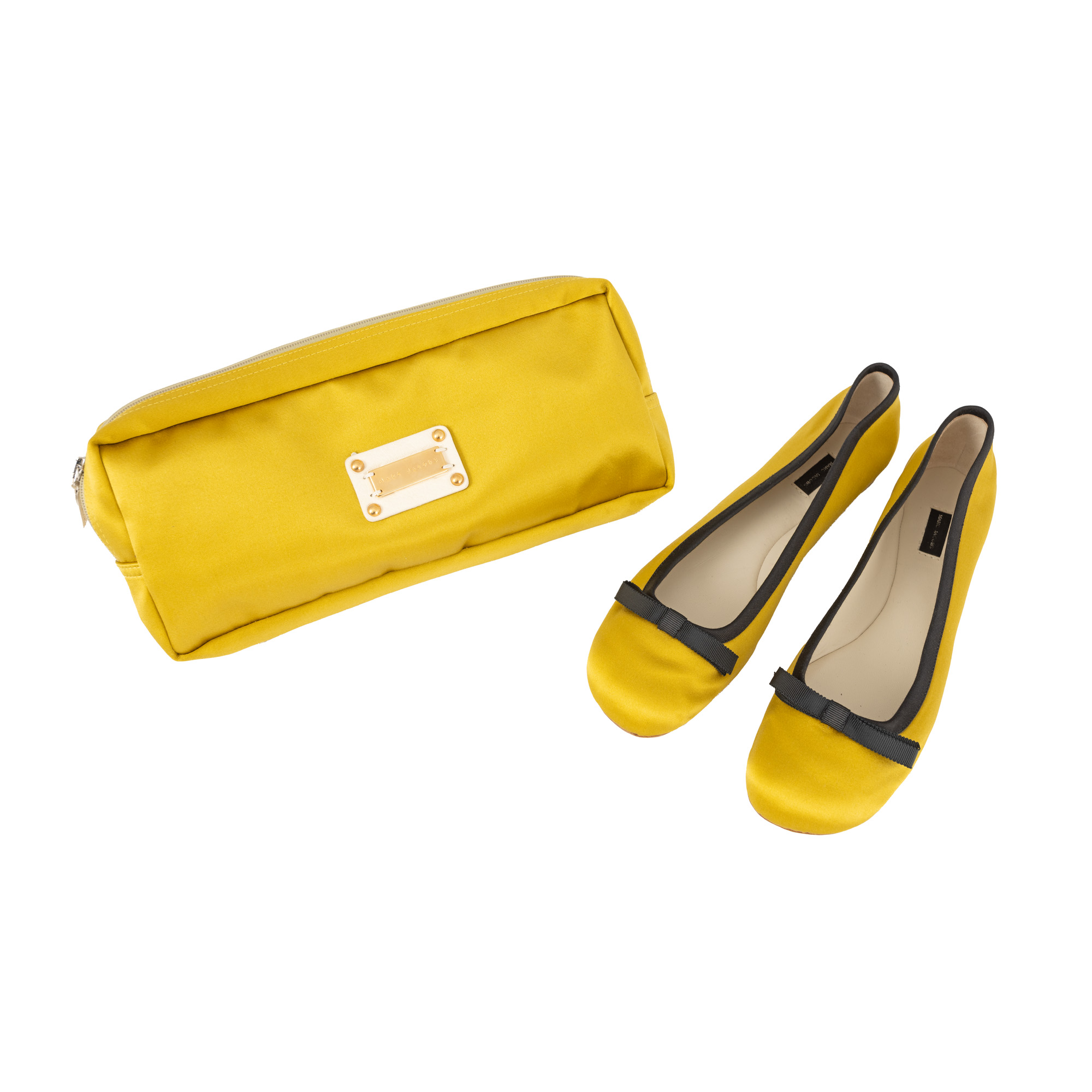 Marc Jacobs Pair of Ballet Flats and Clutch