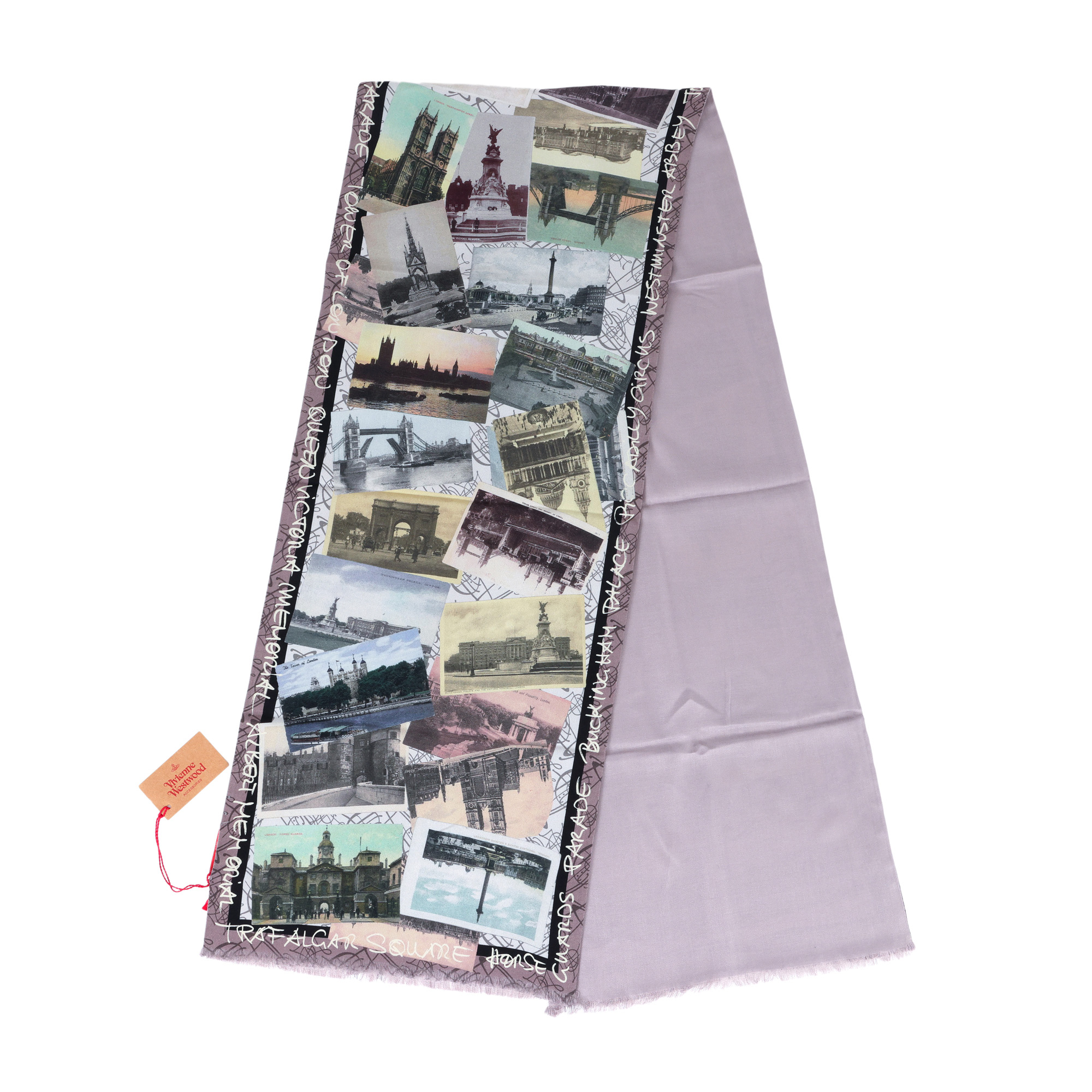 Vivienne Westood Silk Scarf, accompanied by the original box