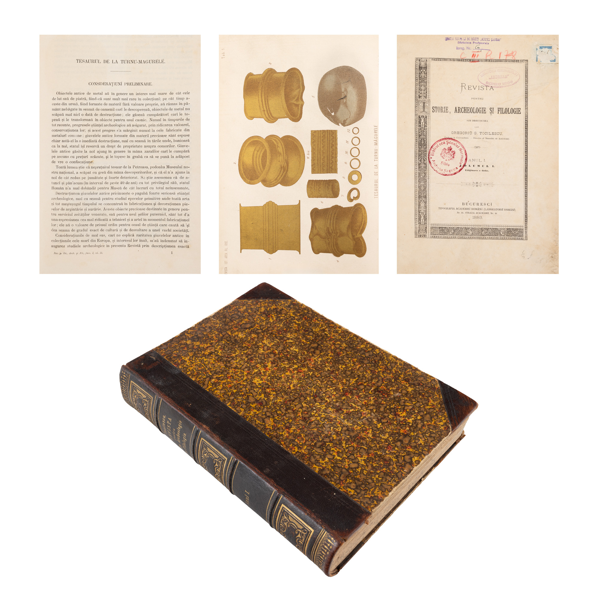 "Magazine for History, Archaeology, and Philology", by Grigore Tocilescu, Bucharest, 1883