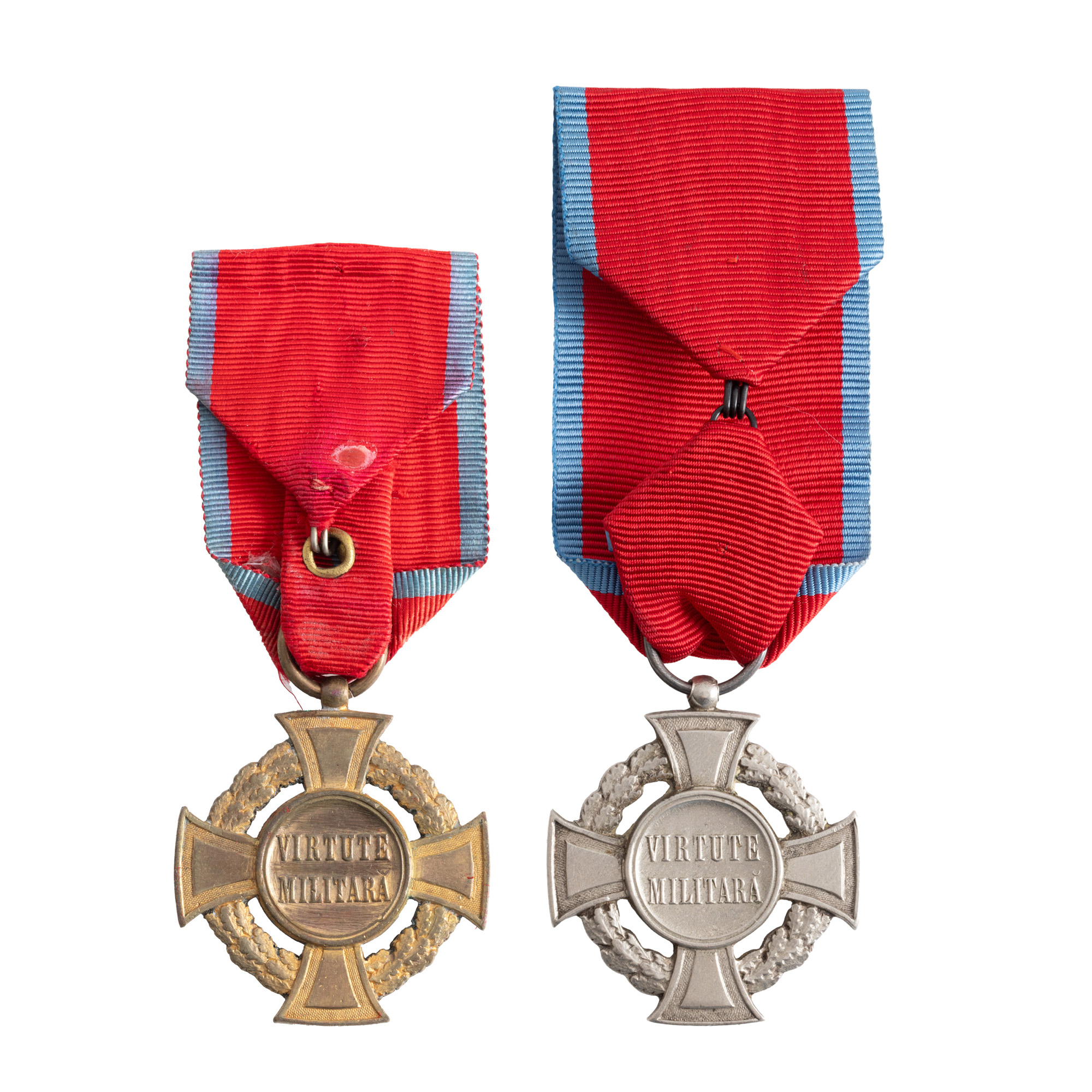 Lot consisting of the "Military Virtue" medal, classes I and II