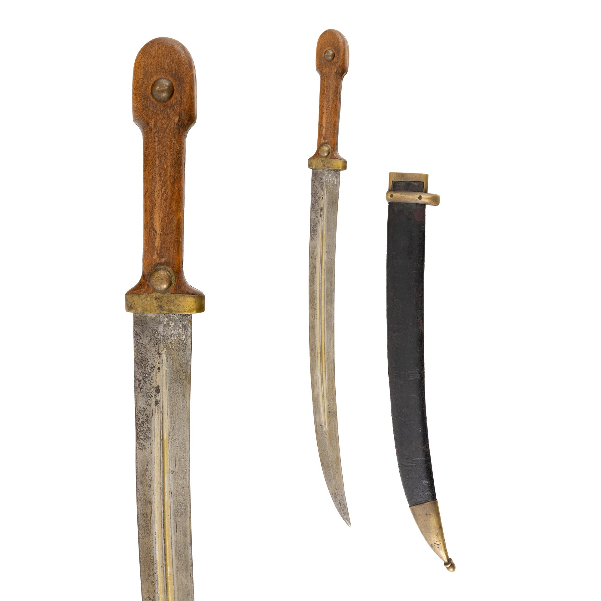 Caucasian Kindjal with scabbard, 1907 model, Tsarist Russia, dated 1913