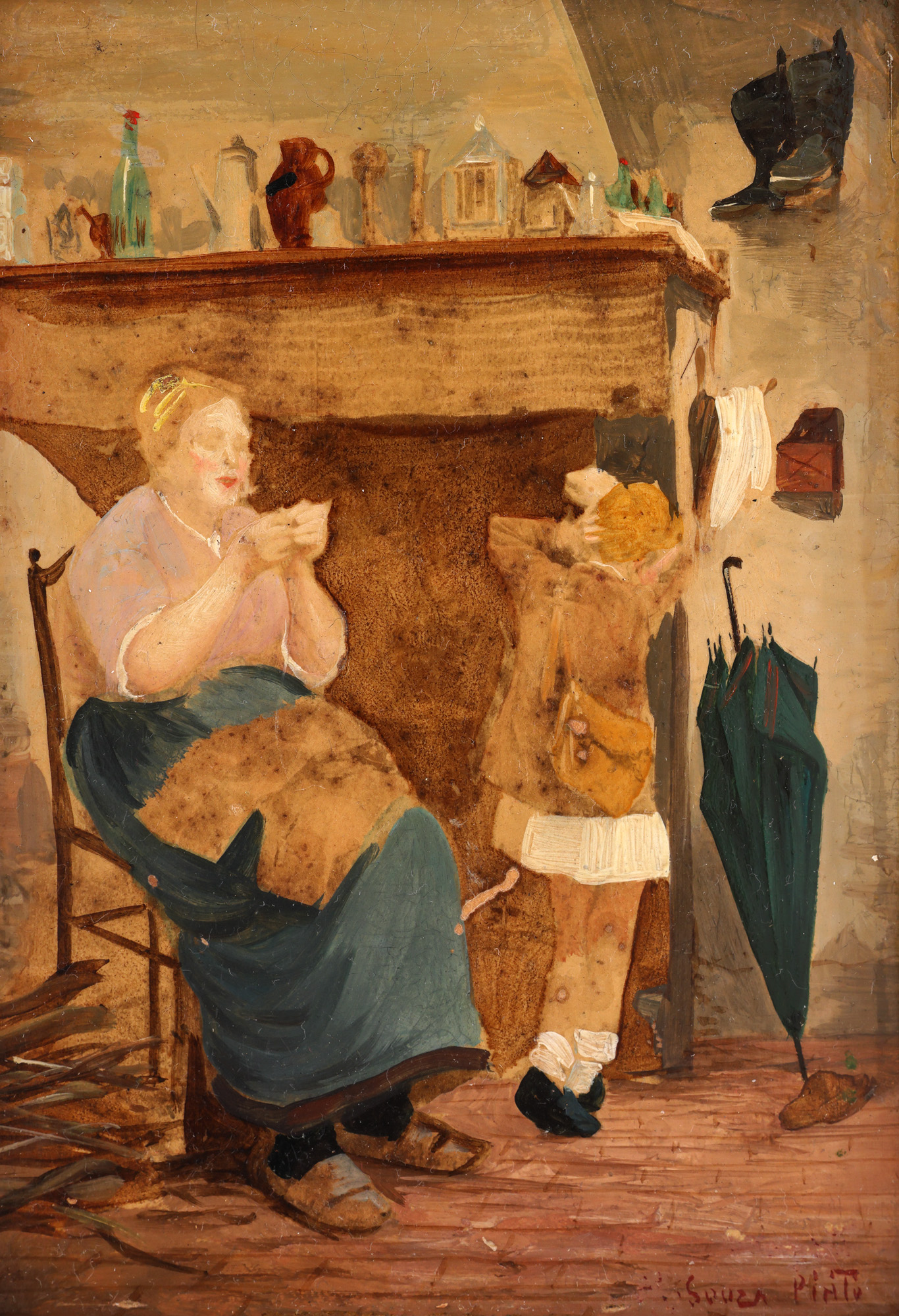 La culotte déchirée