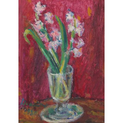 Glass with Hyacinths