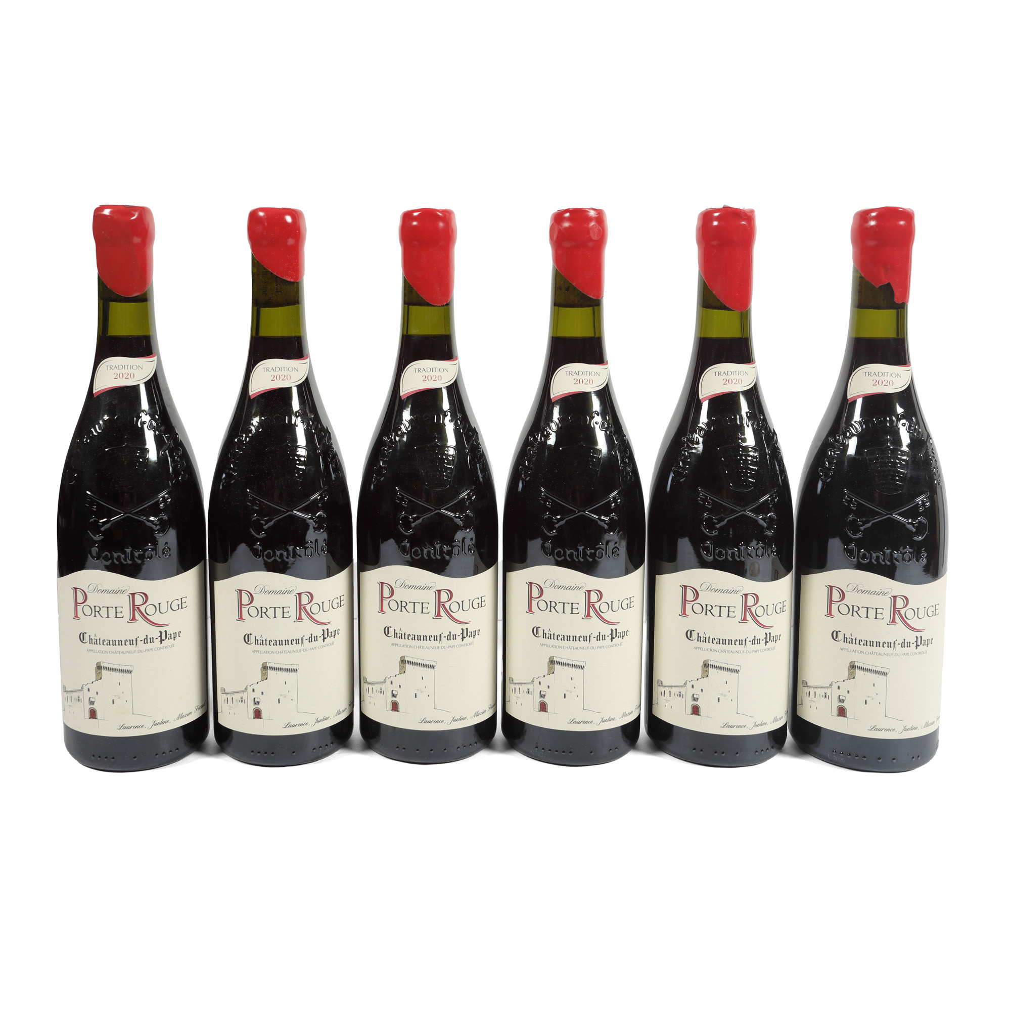 Domaine de Porte Rouge, Châteauneuf-du-Pape, 2020, 6st x 0,75l