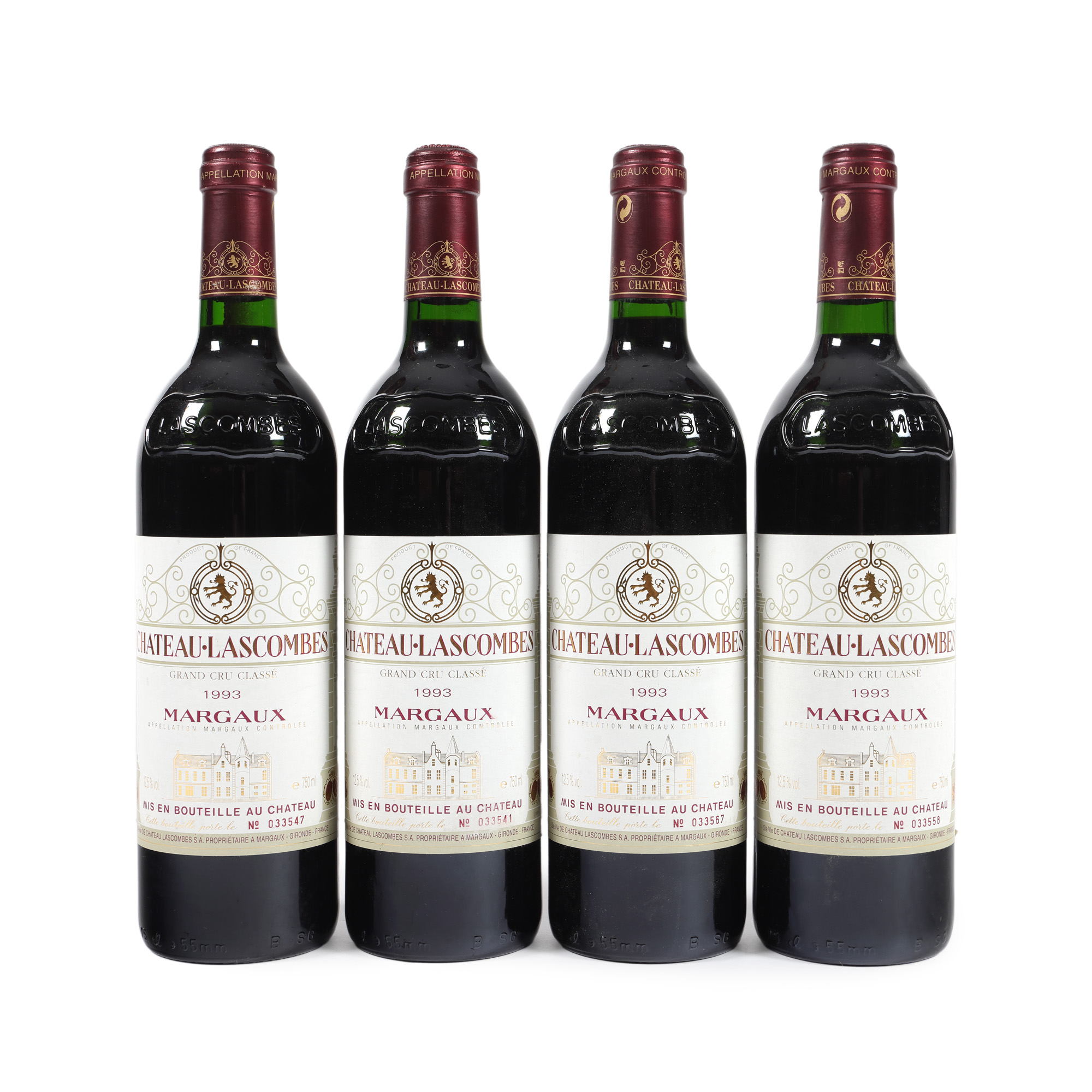 Château Lascombes, Margaux, 1993, 4st x 0,75l
