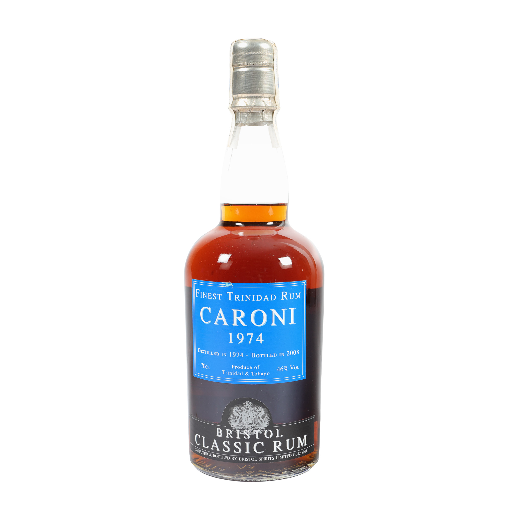 Caroni Bristol Classic Rom, distilat în 1974 și îmbuteliat în 2008, 1st x 0,70l, în cutia originală