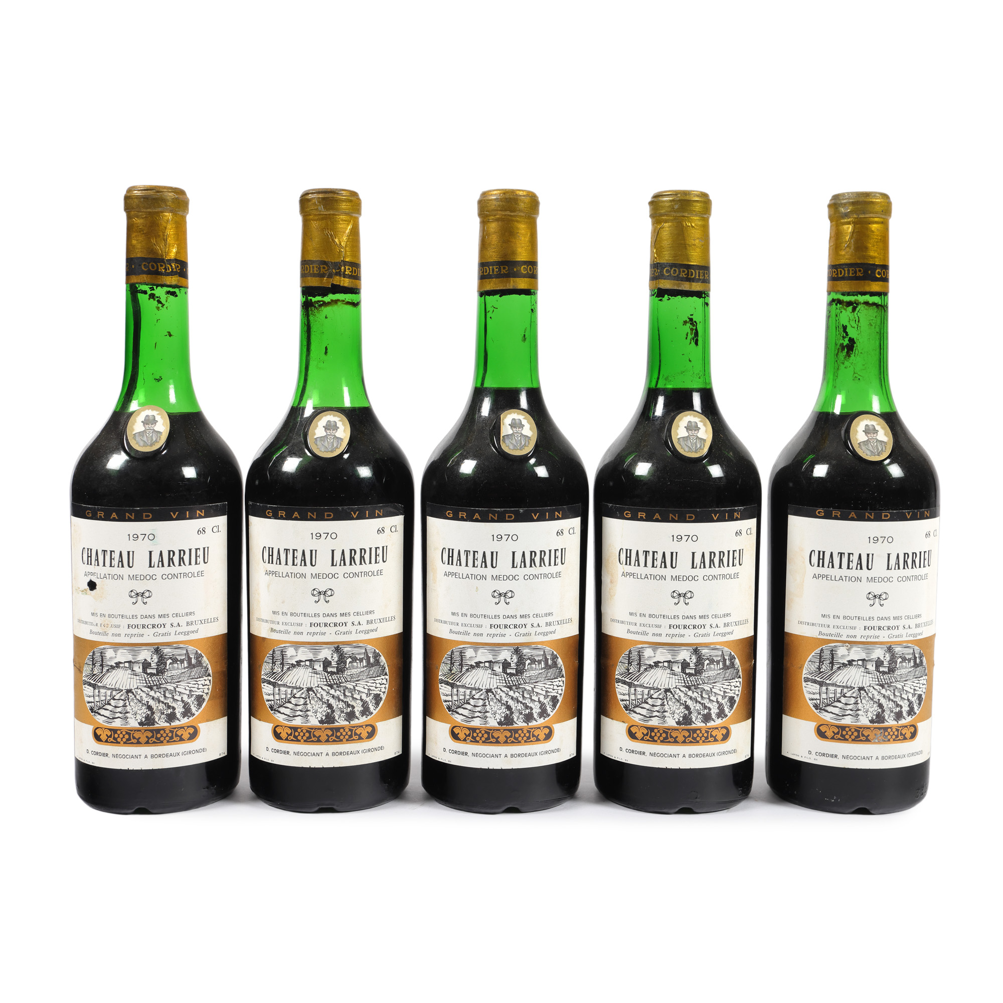 Château Larrieu, Médoc, 1970, 5st x 0,68l
