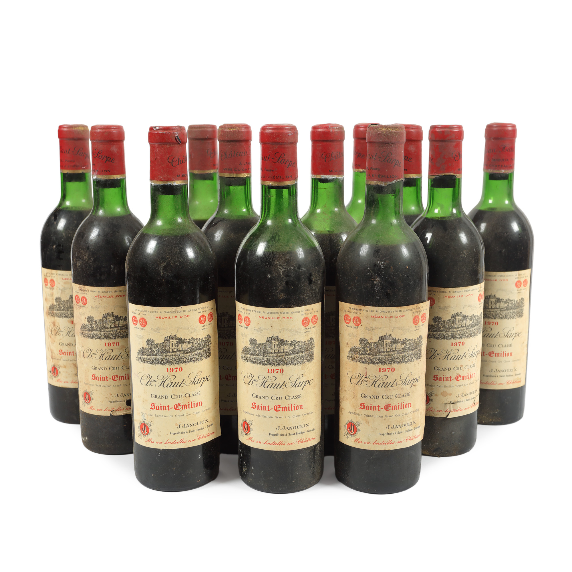Château Haut-Sarpe, Saint-Émilion Grand Cru Classé, 1970, 12st x 0,75l