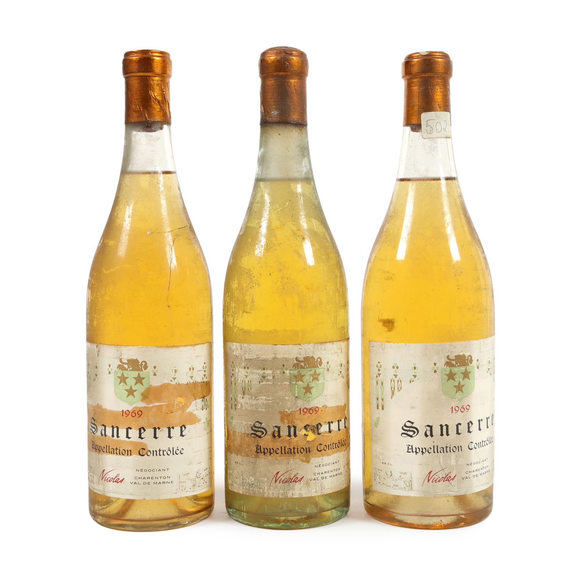 Nicolas, Sancerre, 1969, 3st x 0,75l