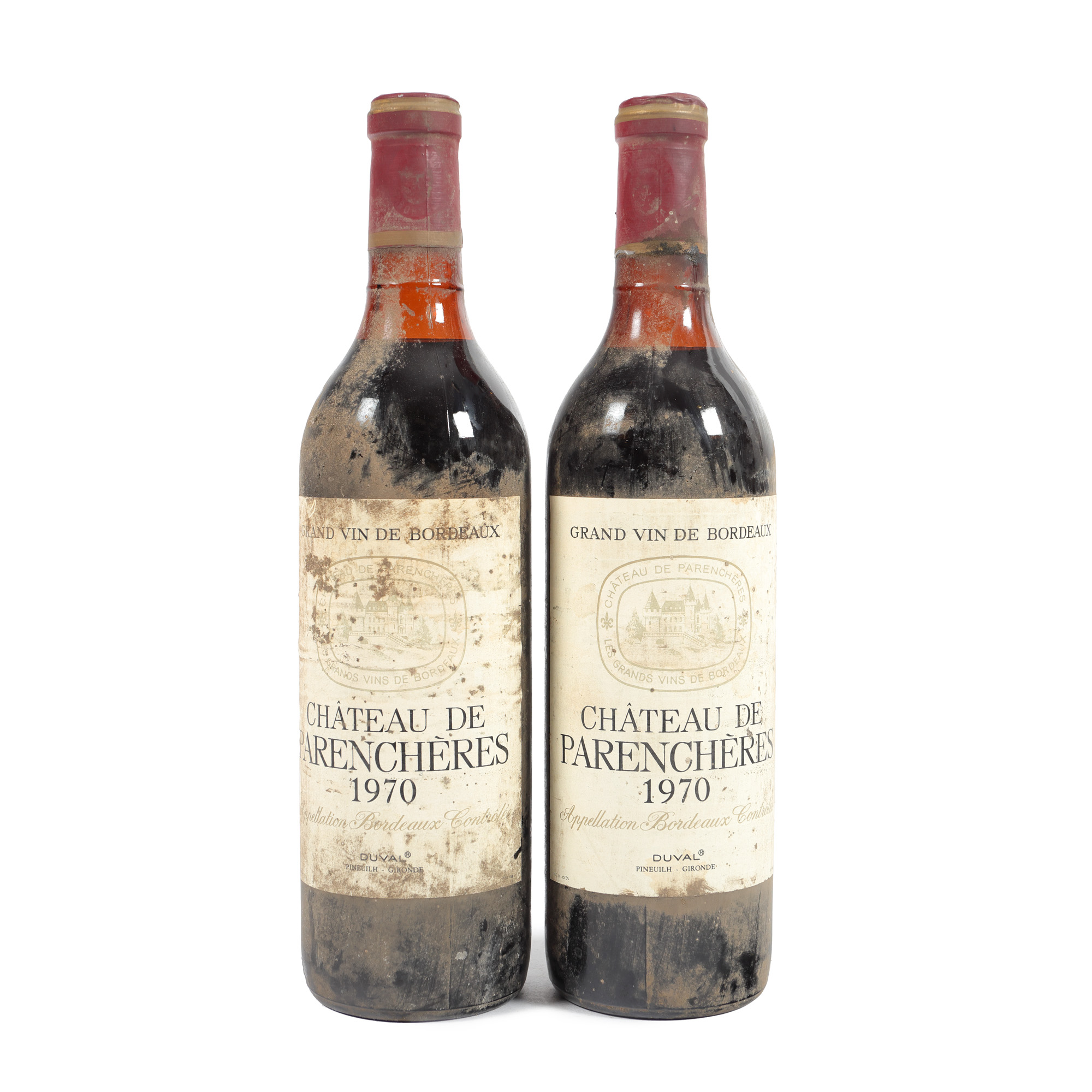 Château de Parencheres, Bordeaux, 1970, 2st x 0,75l