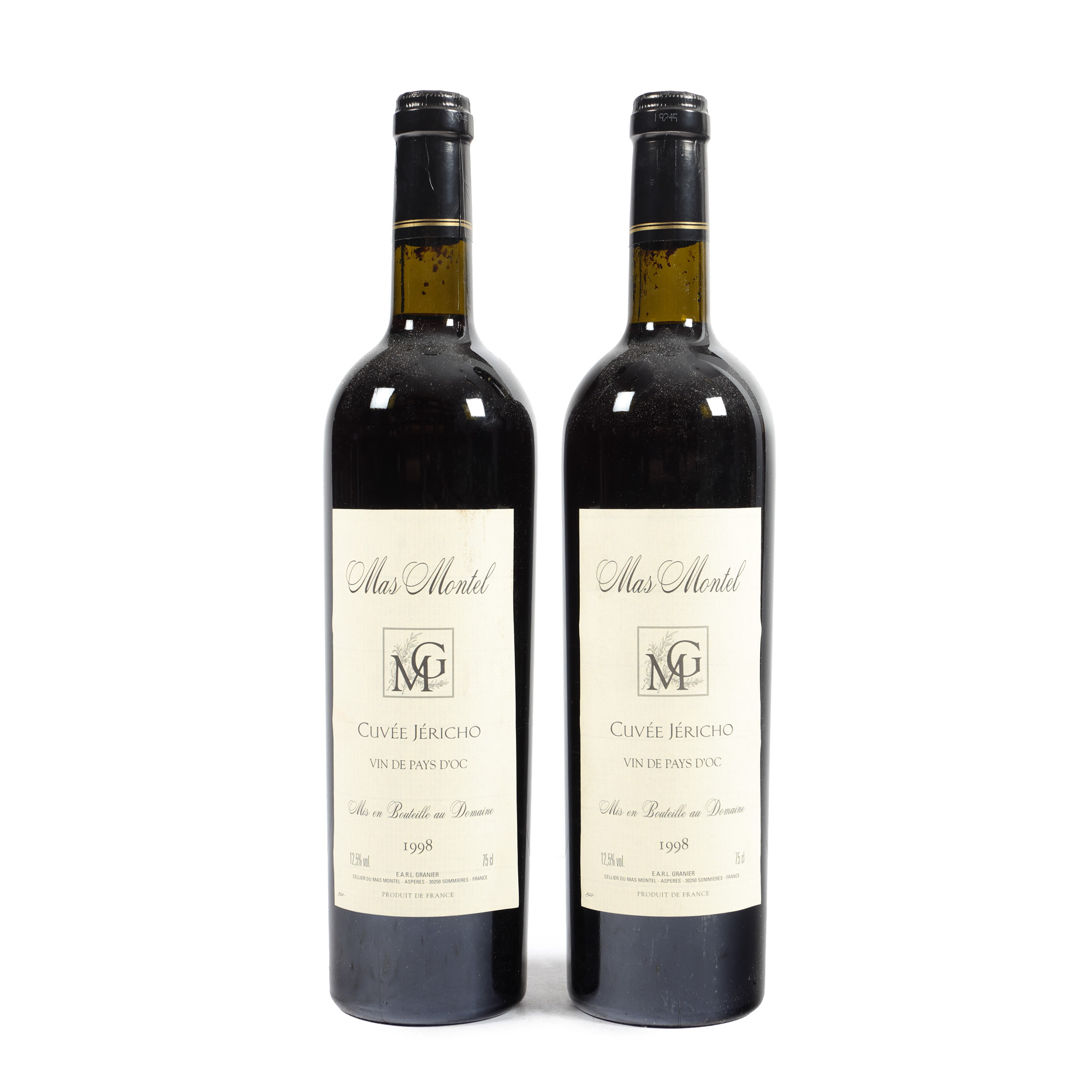 Mas Montel Cuvée Jericho, Pays d'Oc, 1998, 2st x 0,75l
