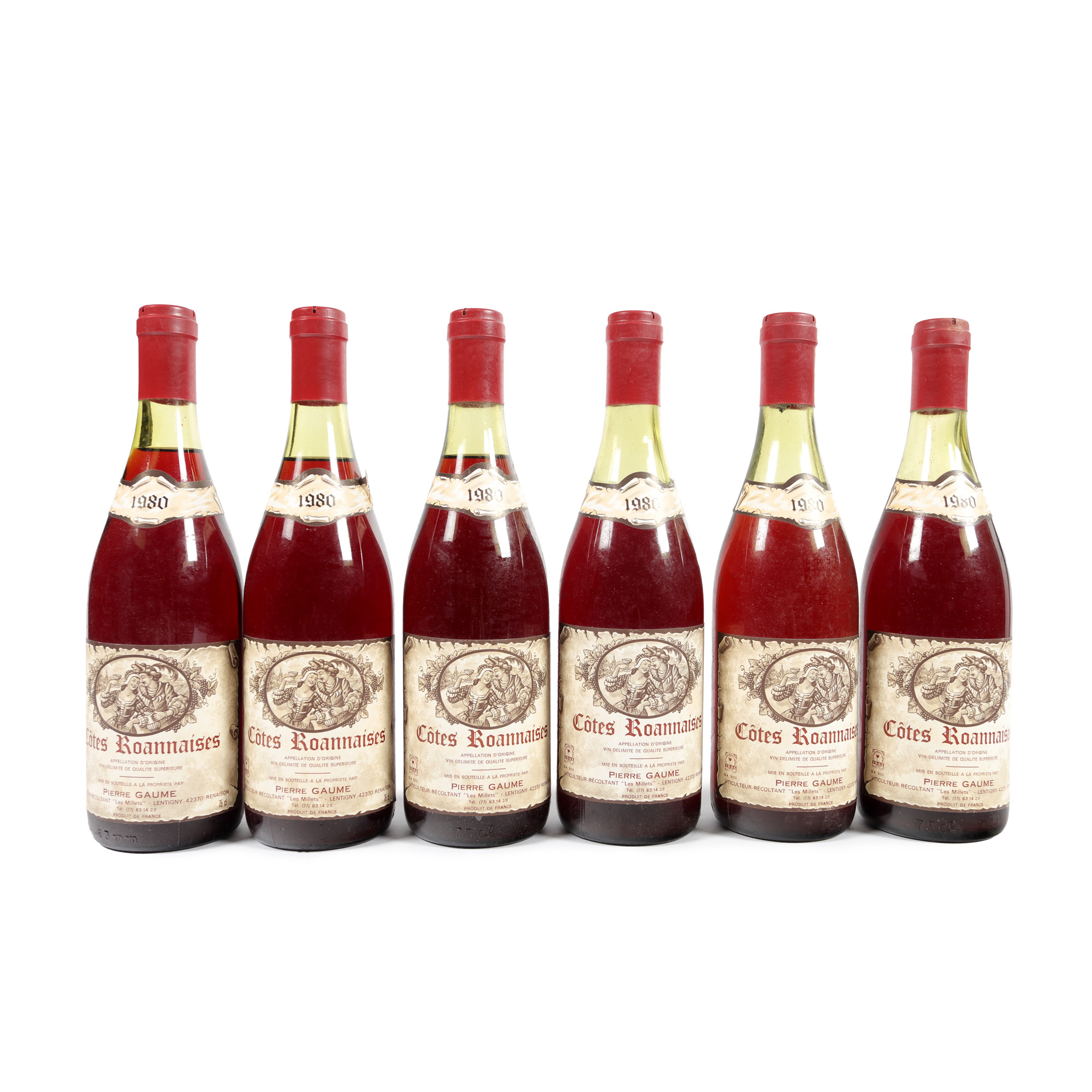 Pierre Gaume, Cotes Roannaises, 1980, 6st x 0,75l