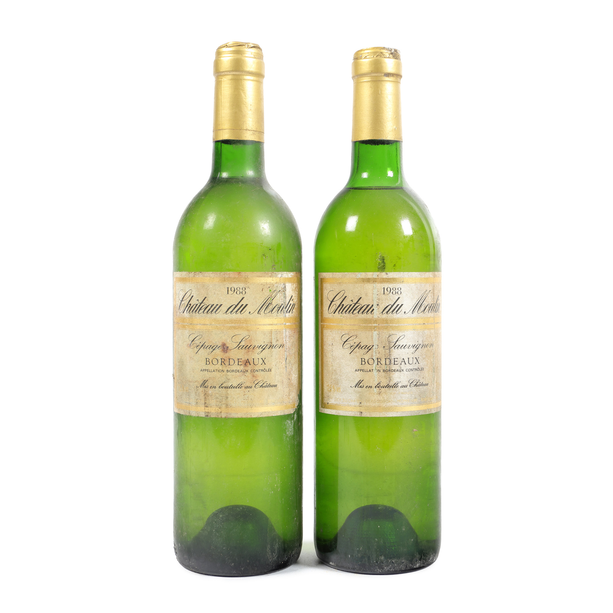 Château du Moulin, Bordeaux, 1988, 2st x 0,75l