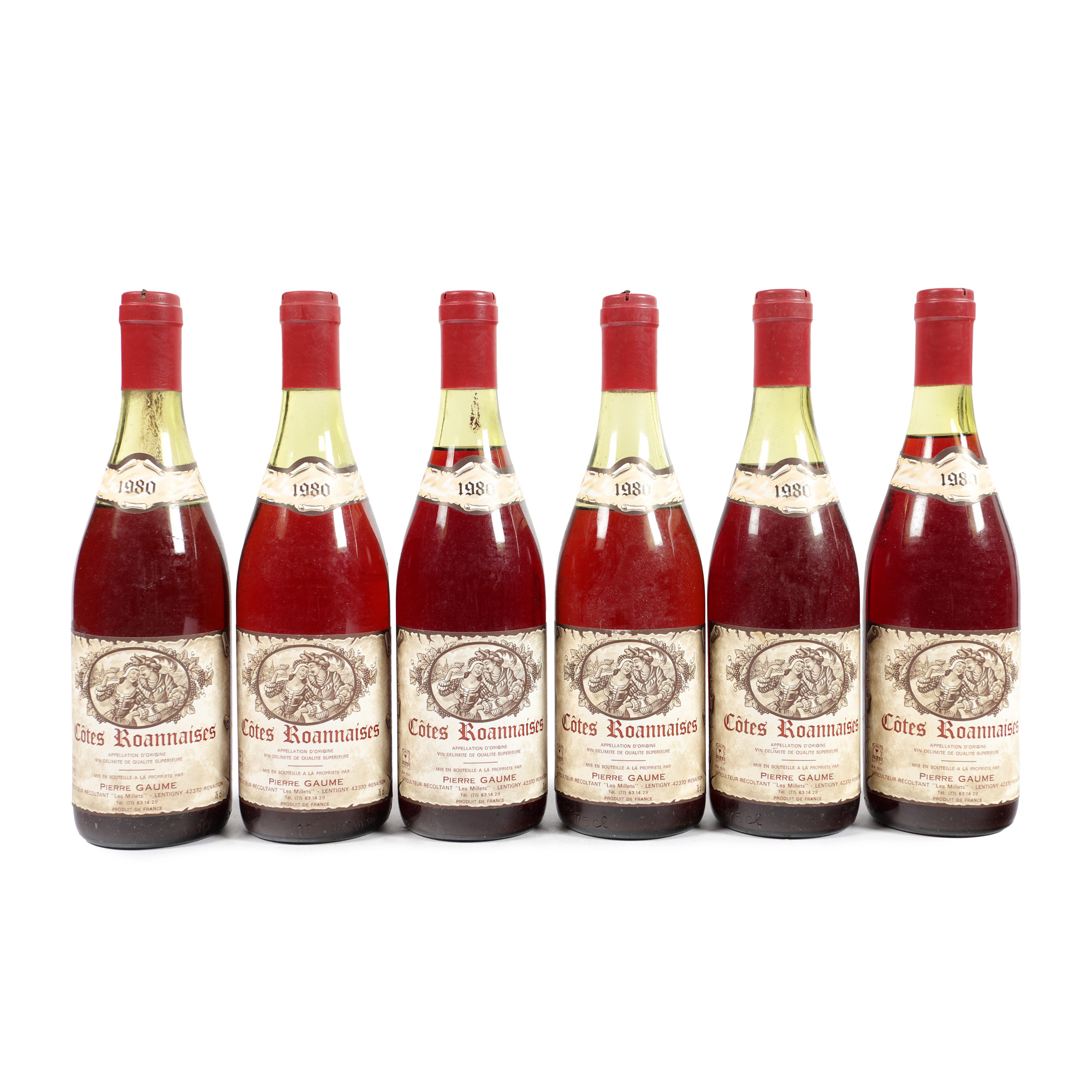Pierre Gaume, Cotes Roannaises, 1980, 6st x 0,75l