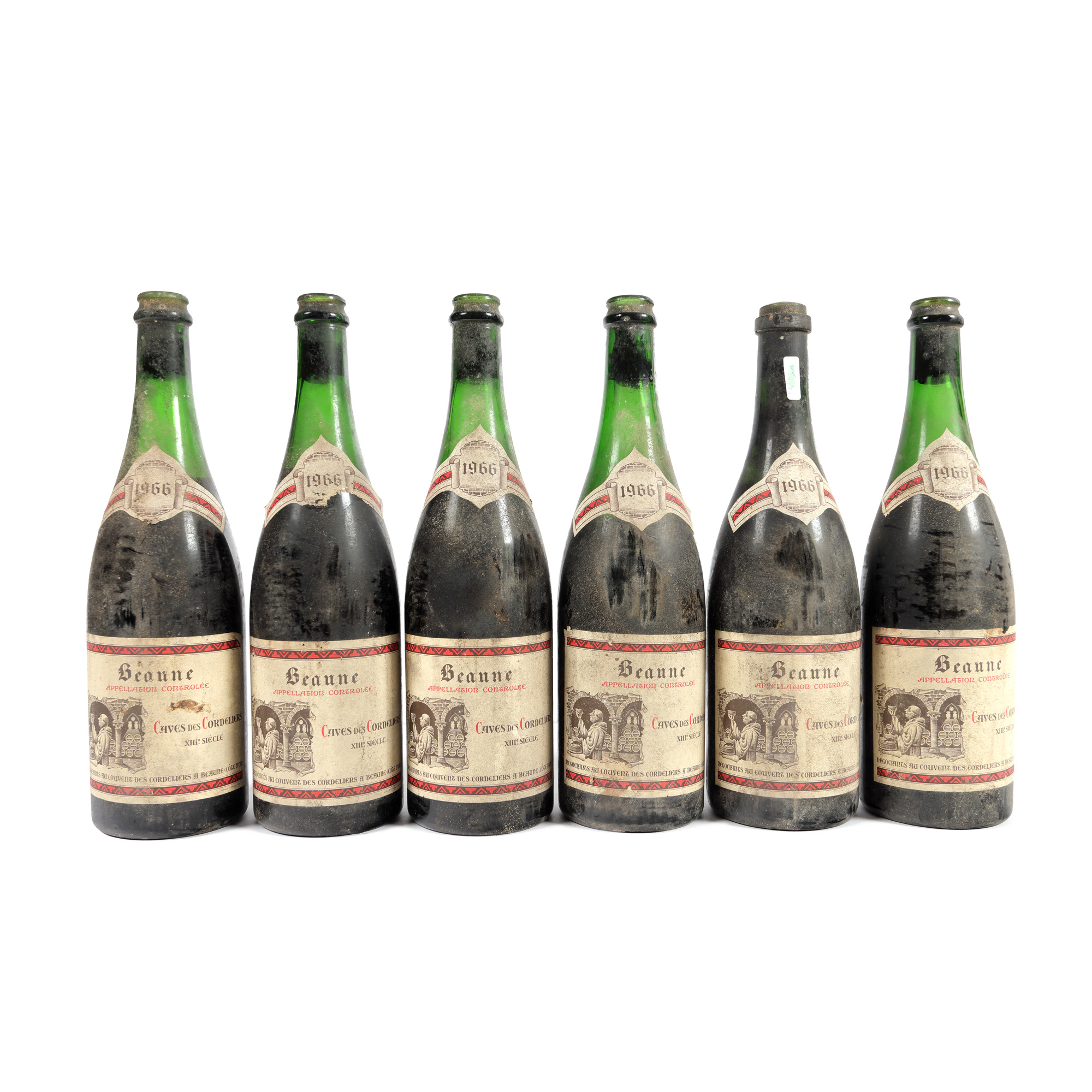 Caves des Cordeliers, Beaune, 1966, 6st x 0,75l
