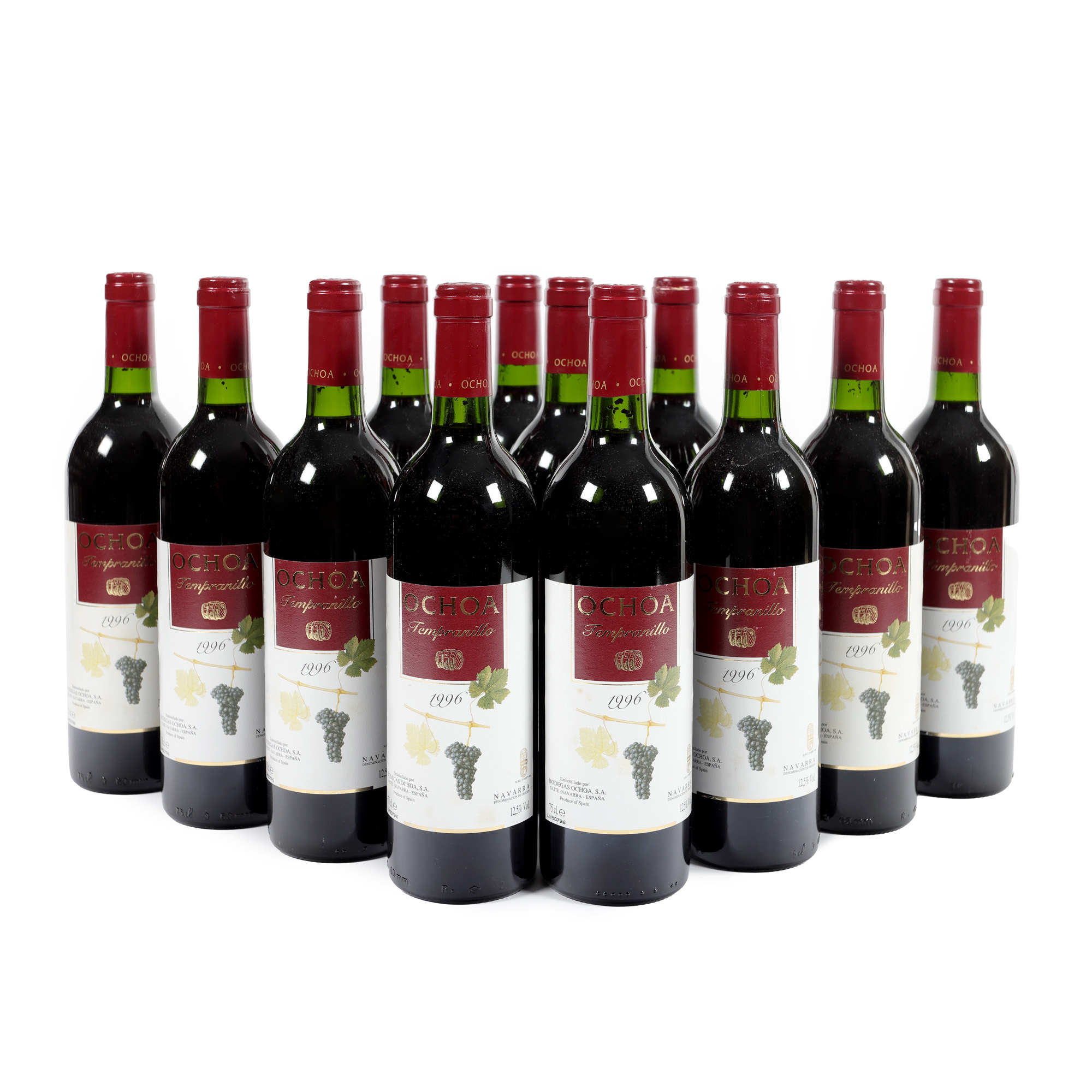 Ochoa Tempranillo, Navarra, 1996, 12st x 0,75l