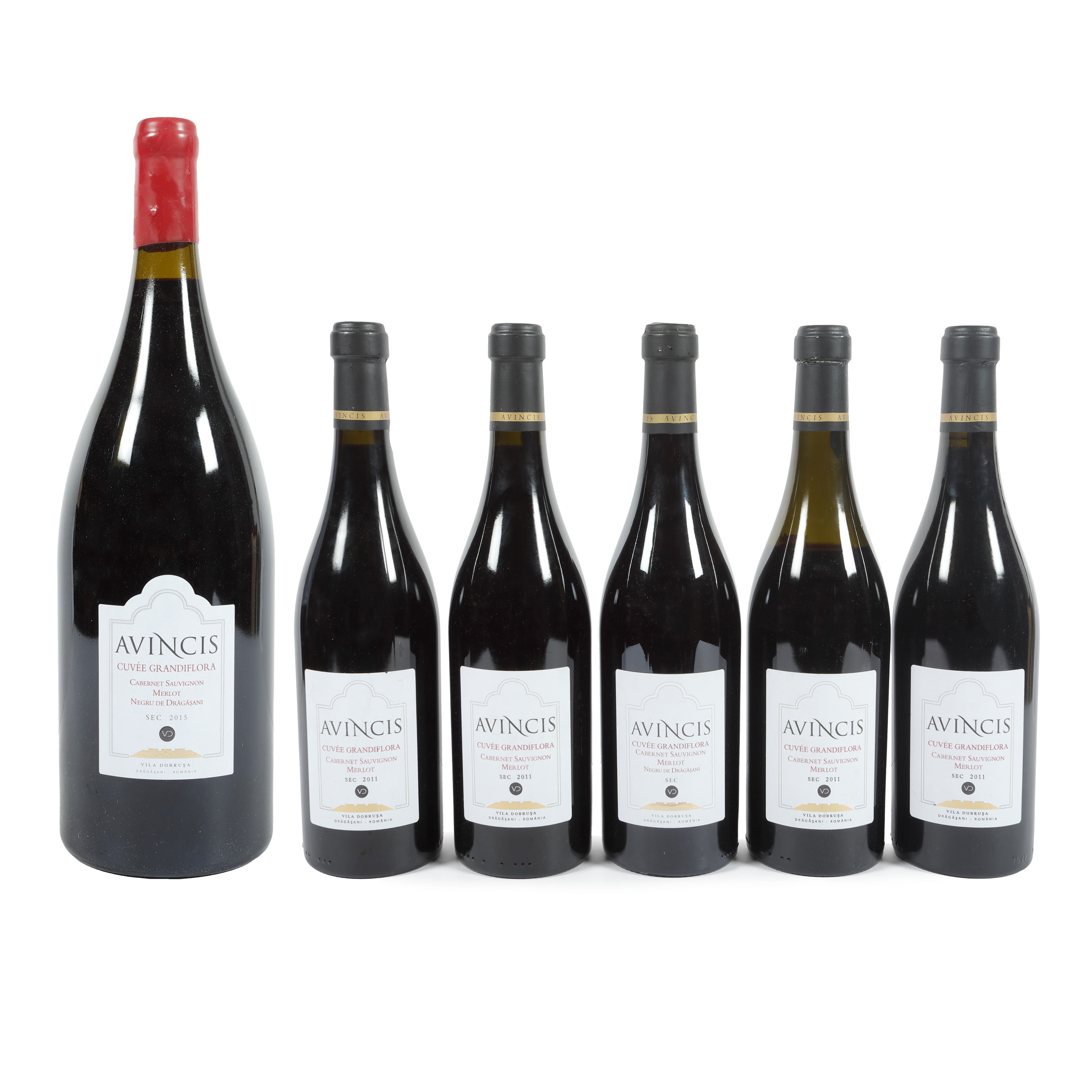 Avincis, Cuvée Grandiflora, 2011/2015/2017, 1st x 1,5l, 5st x 0,75l
