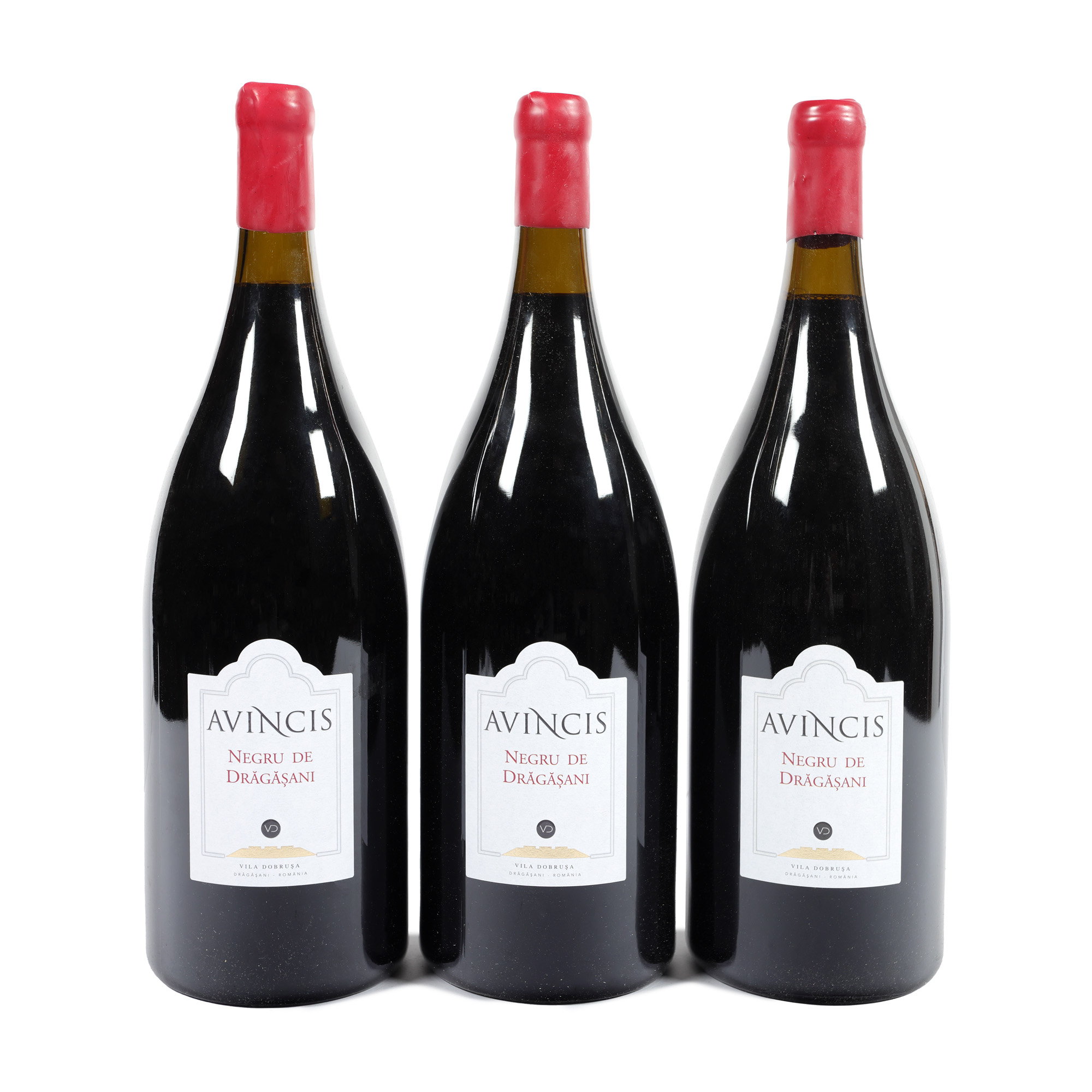 Avincis, Negru de Drăgășani, 2016, 3st x 1,5l, în cutiile originale