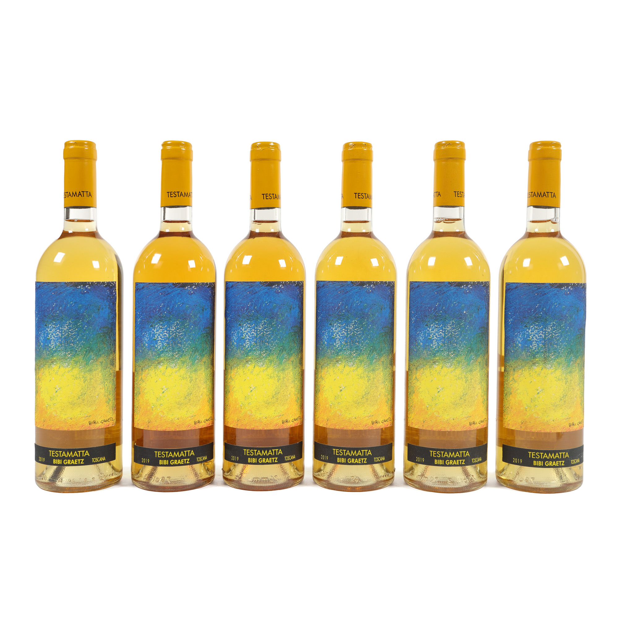 Bibi Graetz Testamatta Toscana, 2019, 6st x 0,75l, în cutie de lemn