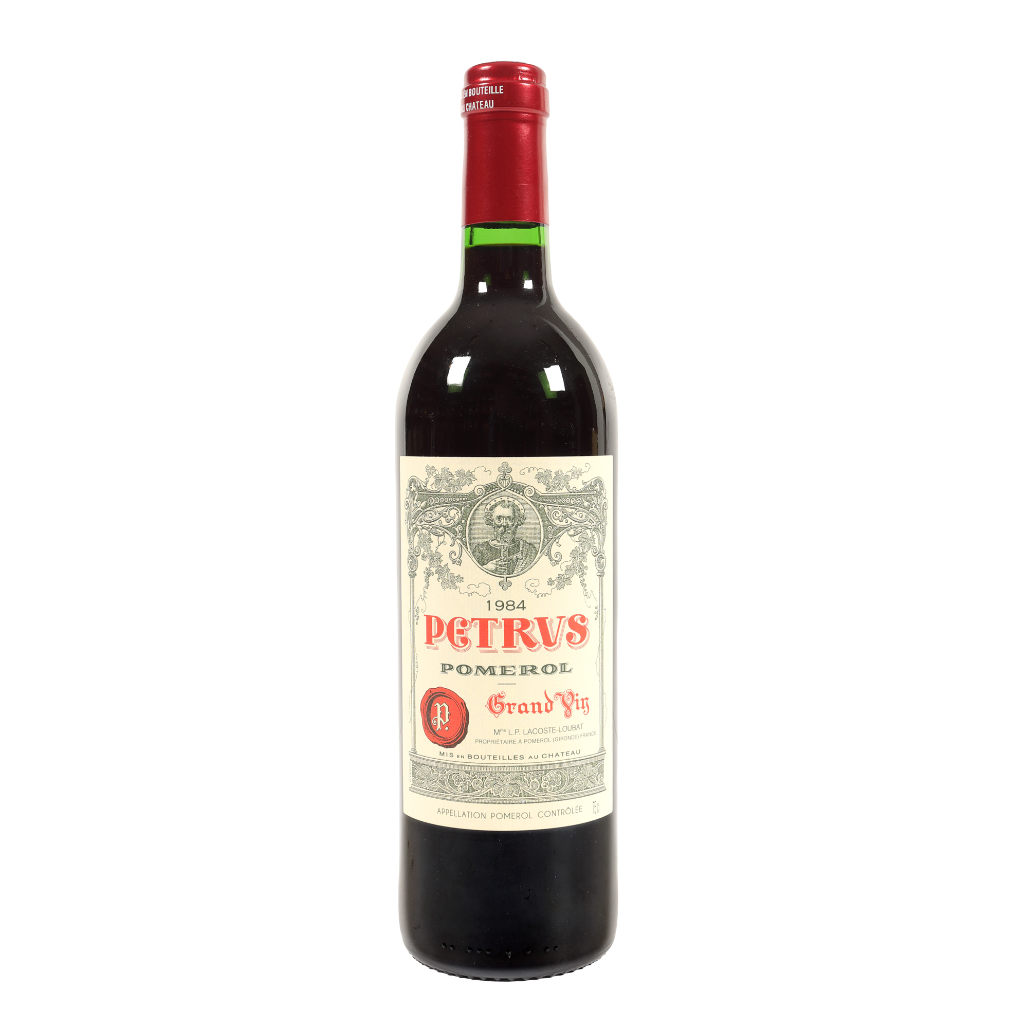 Château Petrus, Pomerol, 1984, 1st x 0,75l, piesă de colecție