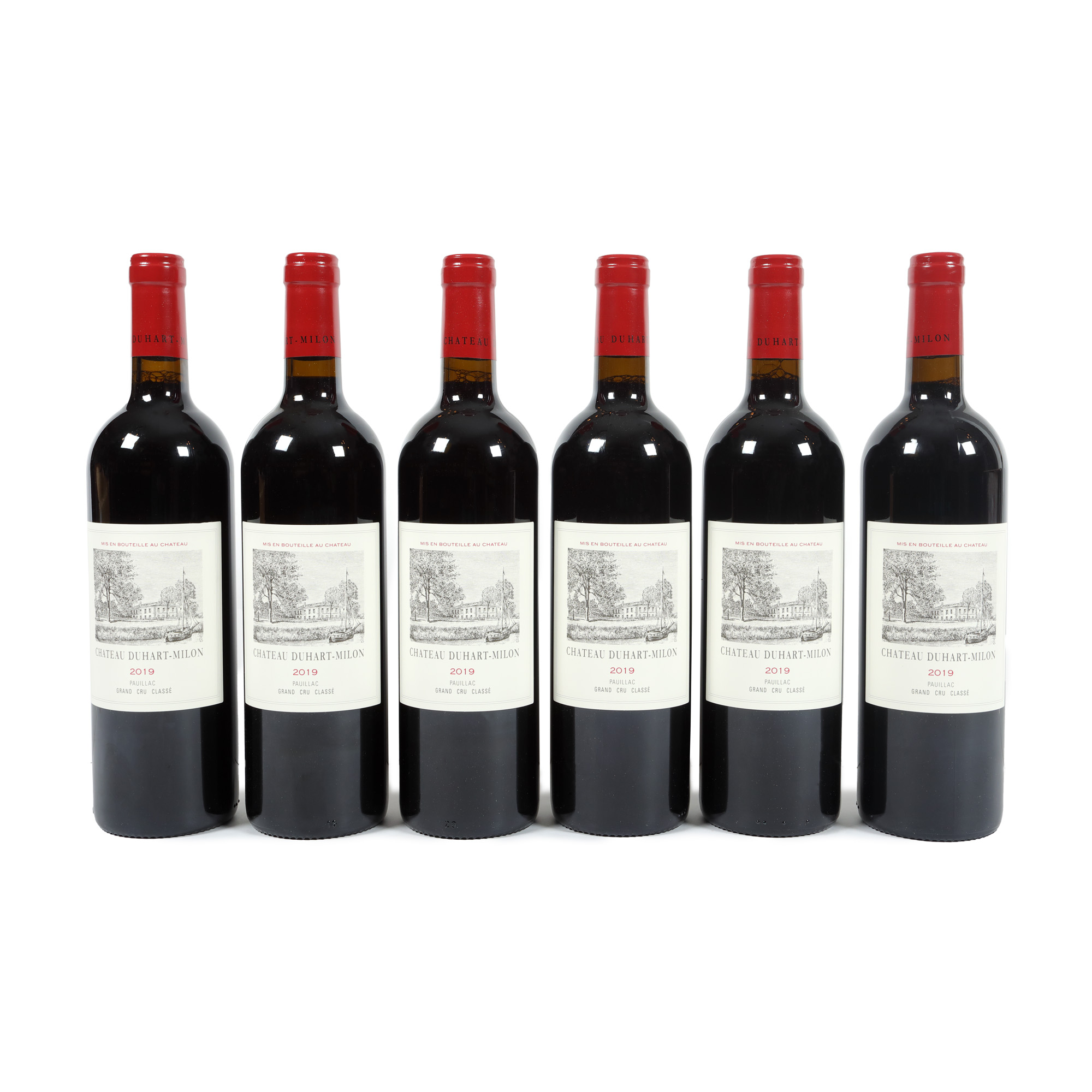 Château Duhart Milon Rothschild, Pauillac, 2019, 6st x 0,75l, în cutie de lemn