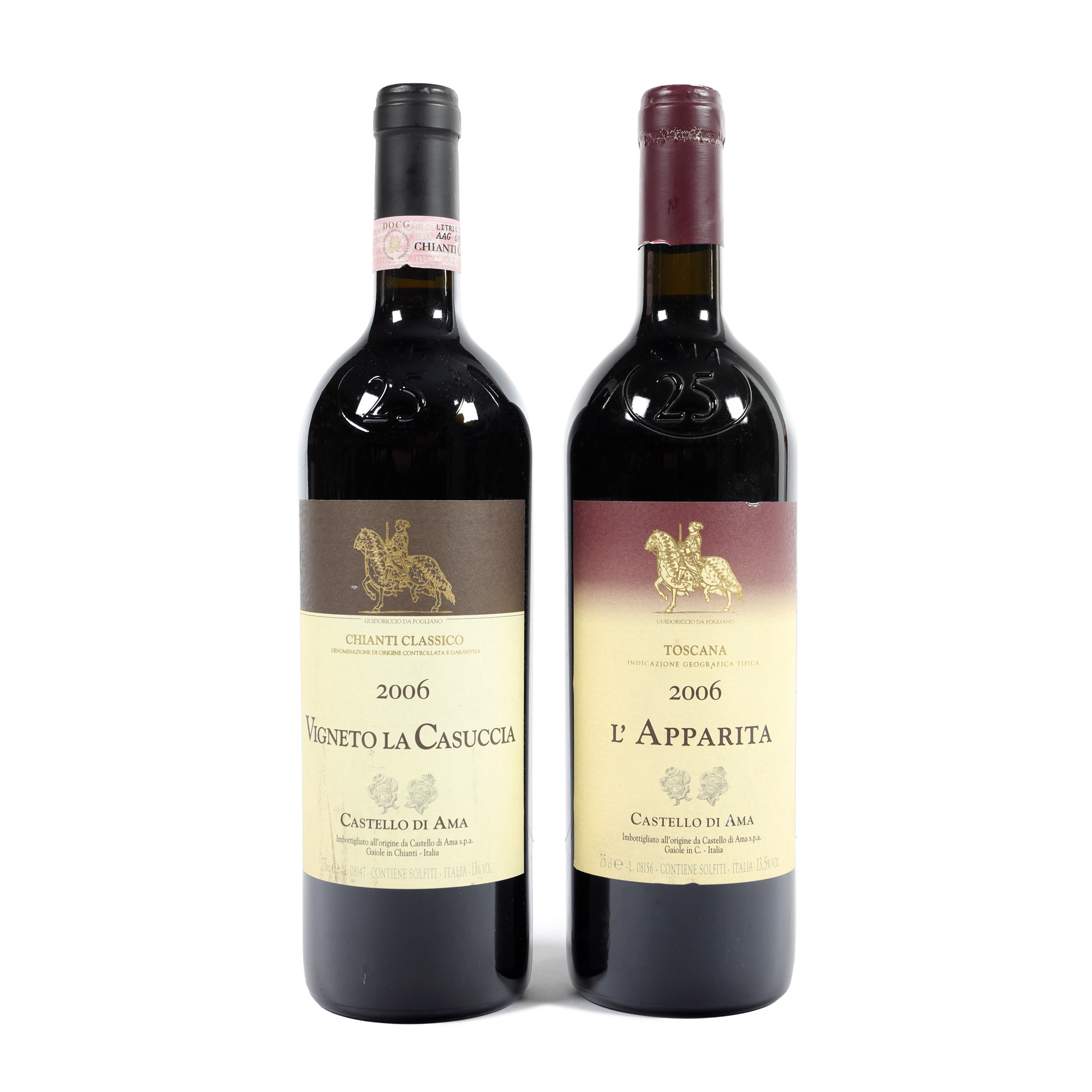 Castello di Ama Vigneto La Casucia și L'Apparita, 2006, 2st x 0,75l