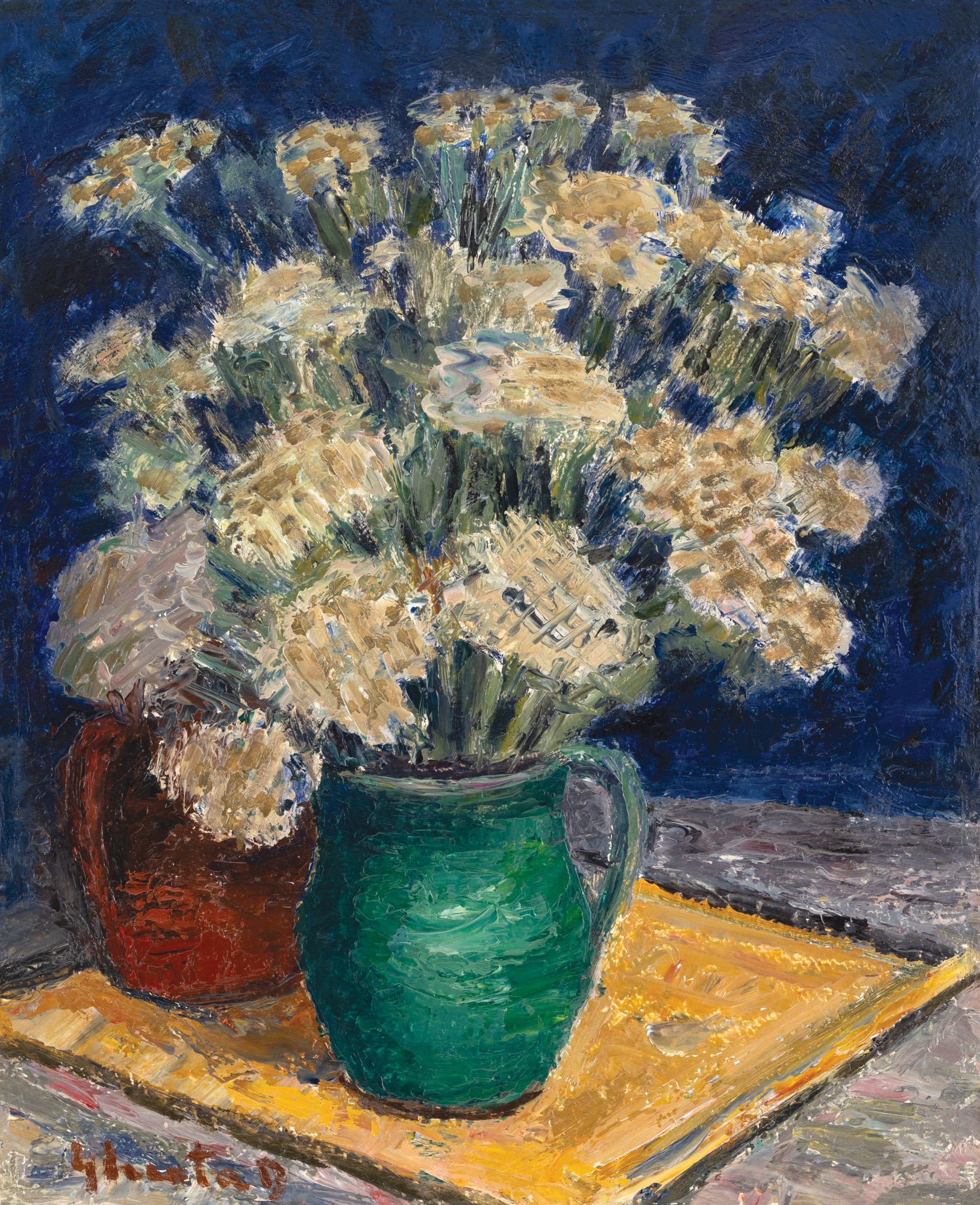 Jar with Carnations