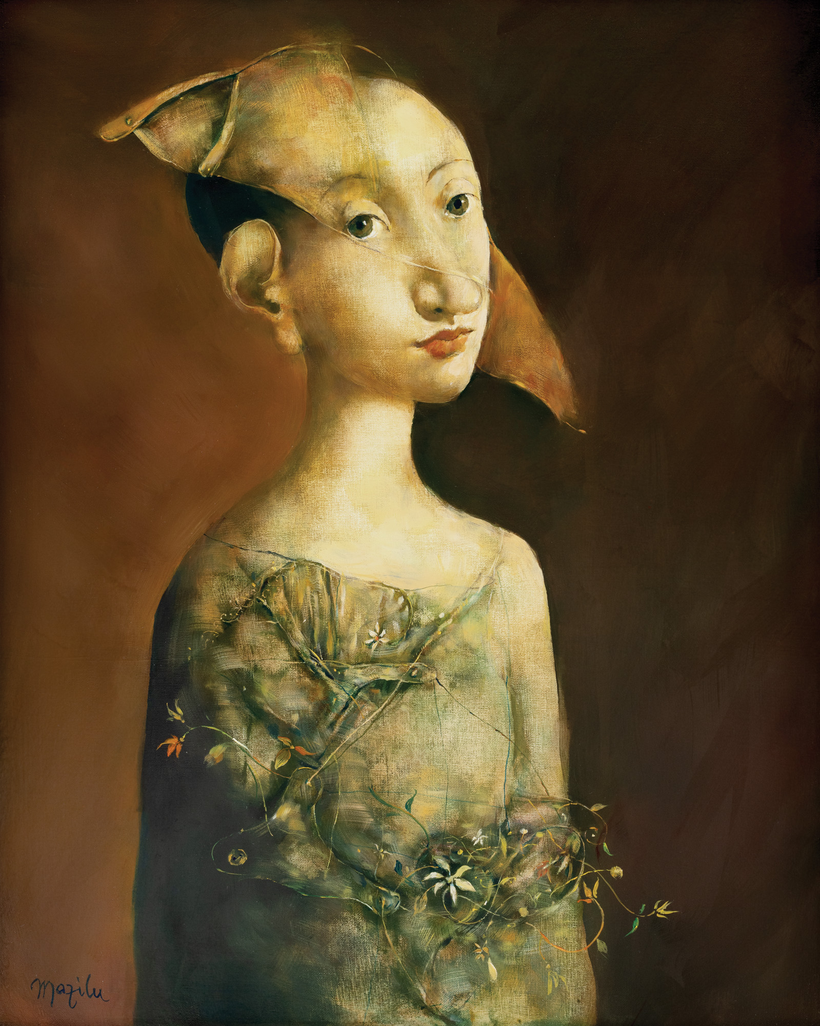 Jeune fille voilée