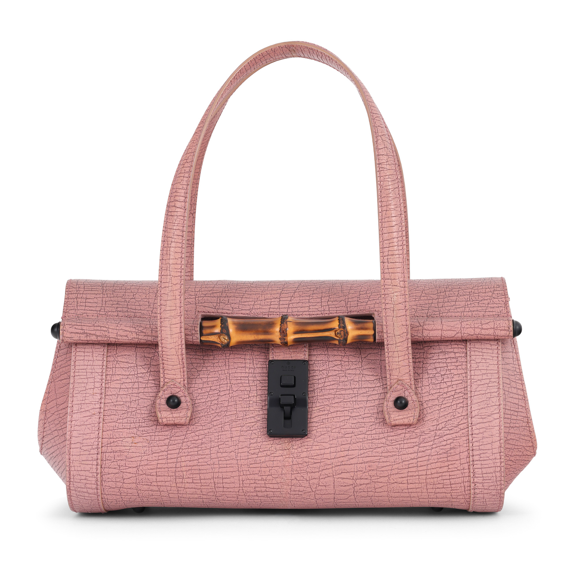 Gucci bag, Bamboo Bullet model, made of leather, circa 2003
