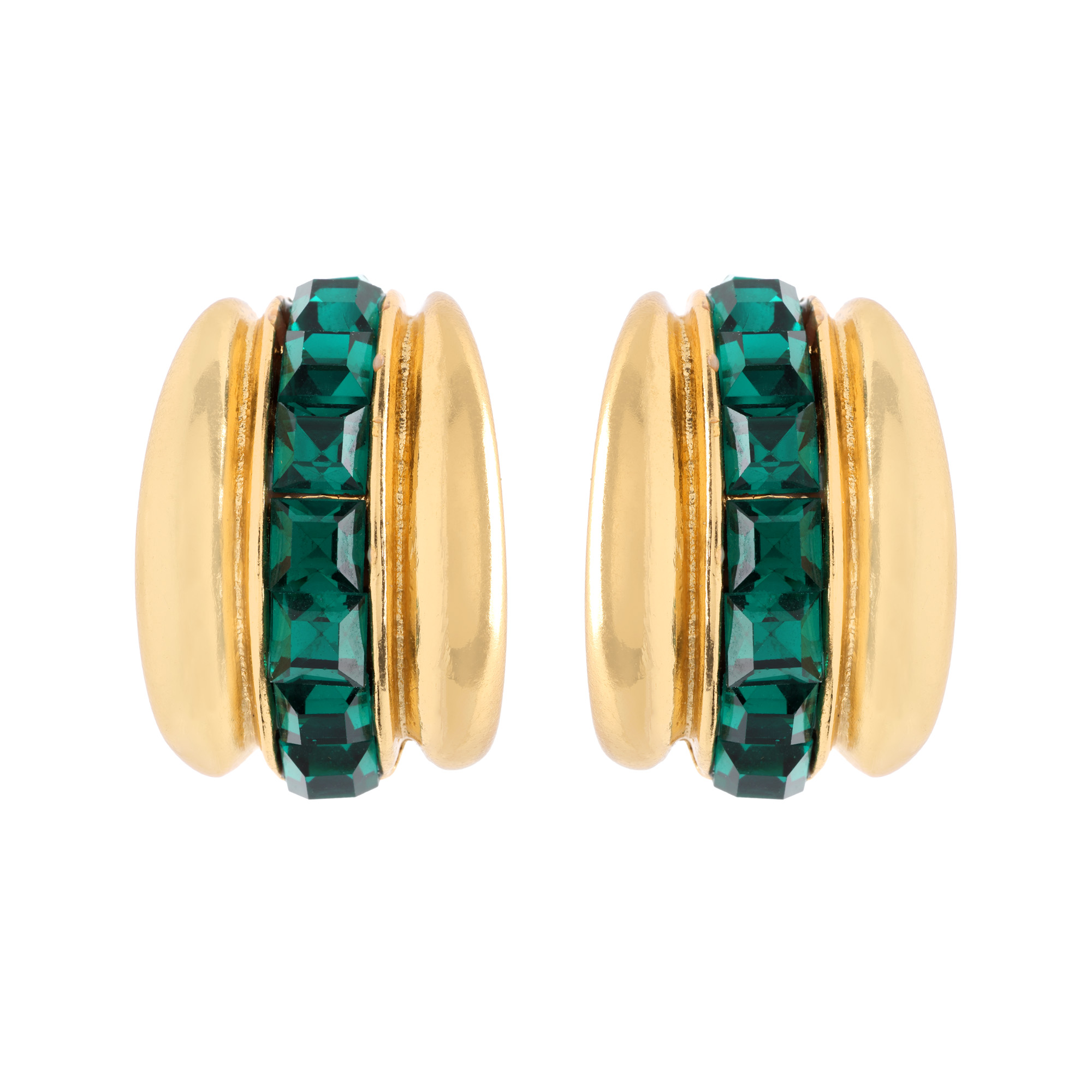 Pair of Yves Saint Laurent earrings, accompanied by the original box