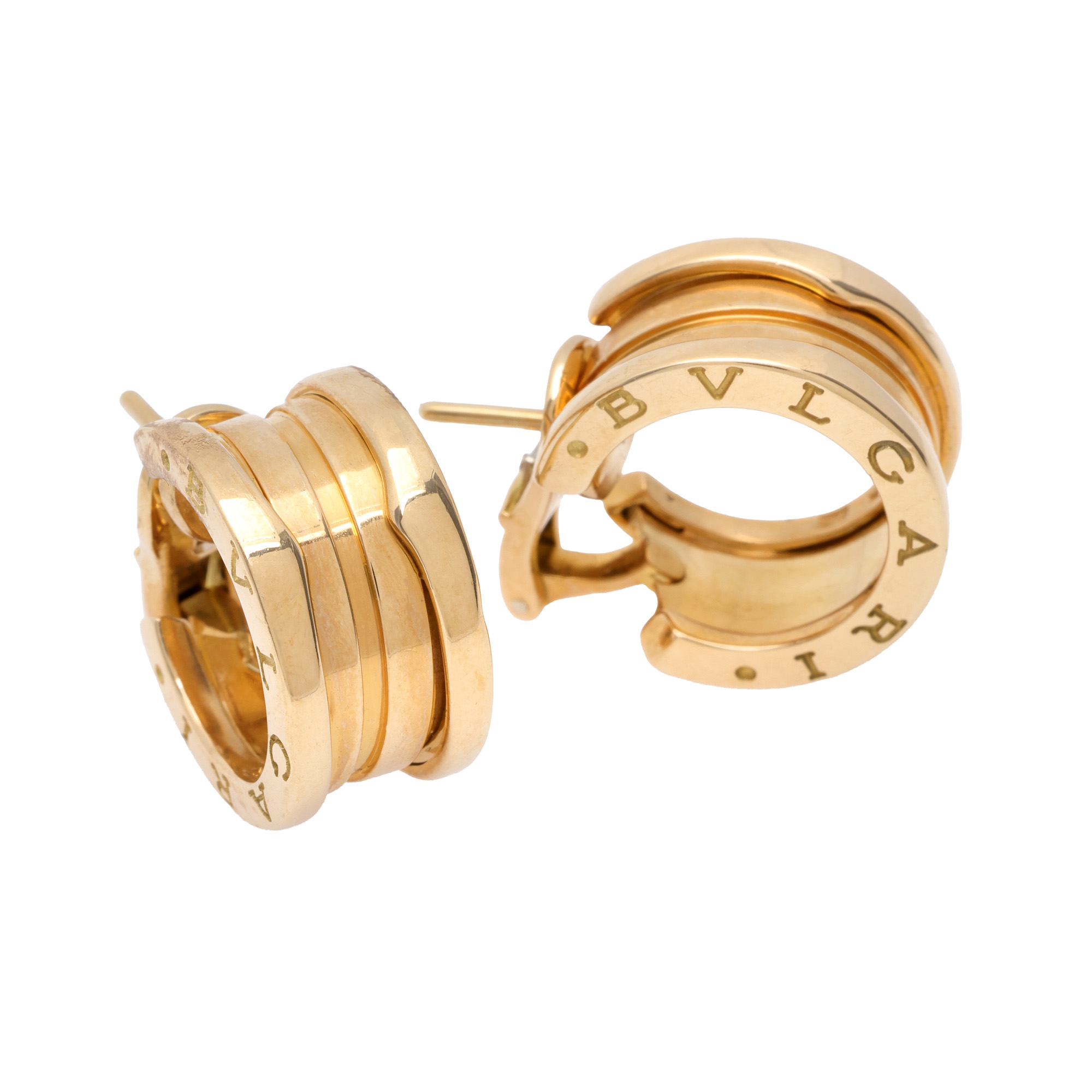 Pereche de cercei Bvlgari model B.zero1, din aur