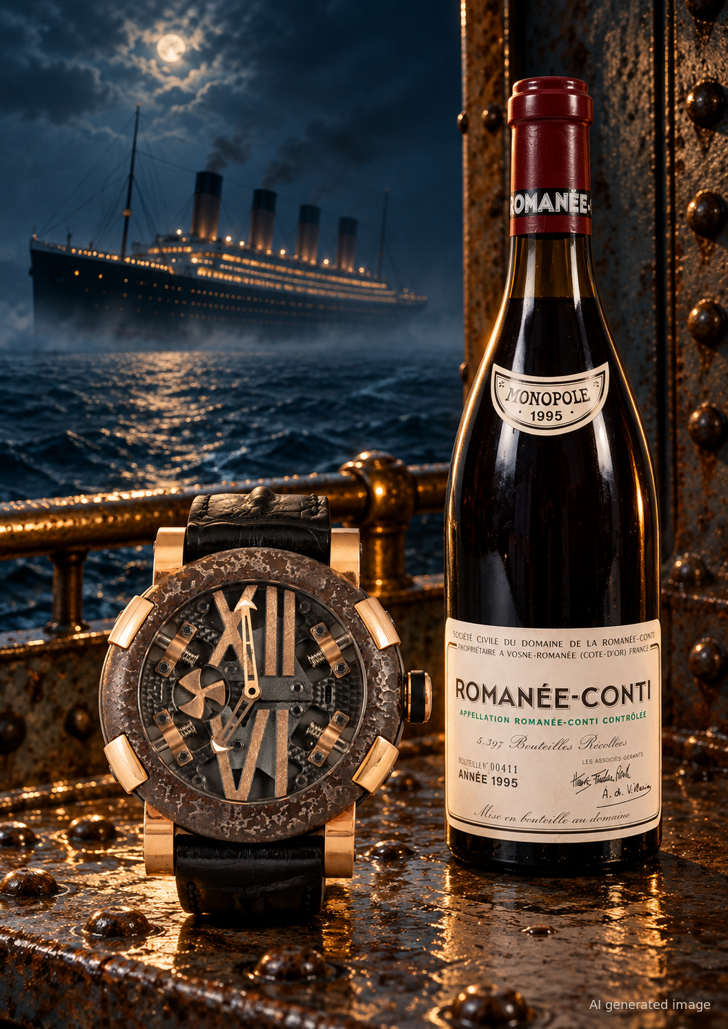 Oțel recuperat după scufundarea Titanicului, într-un ceas celebru, în licitație la Artmark!