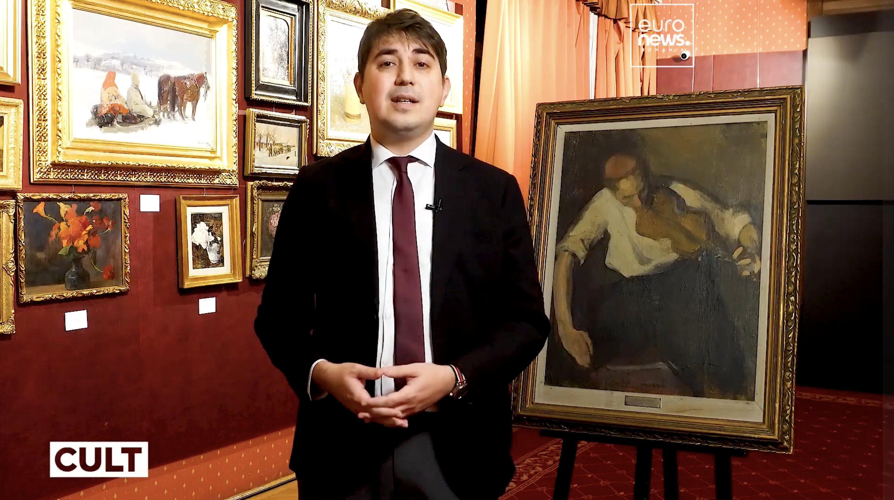 Corneliu Baba, in the Winter Auction, with the Top 100 Great Masters (Euronews report)