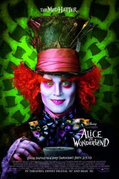 Teaser poster de Alicia de Tim Burton.