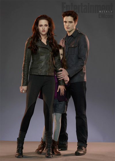 Primera imagen Renesmee Cullen con Edward y Bella