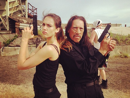 Imágenes del set de Machete Kills