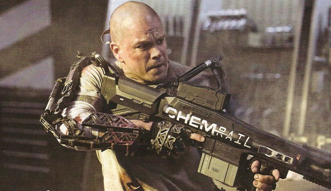 Nueva foto de Matt Damon en Elysium