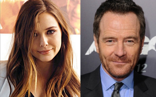 Elizabeth Olsen y Bryan Cranston